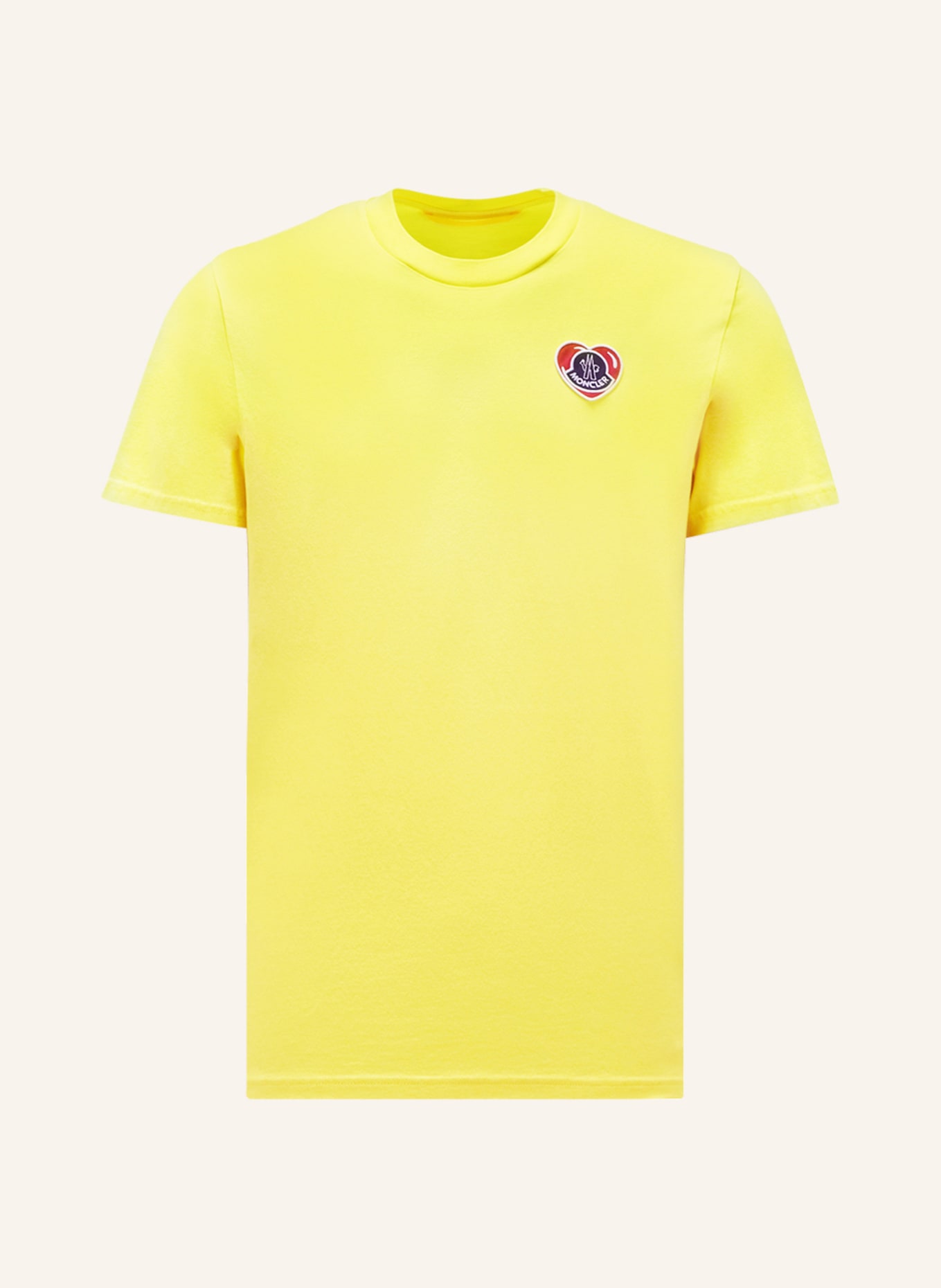 Tシャツ・カットソー MONCLER Women Tops 8C0000983927 034 Yellow MONCLER T-shirt in yellow