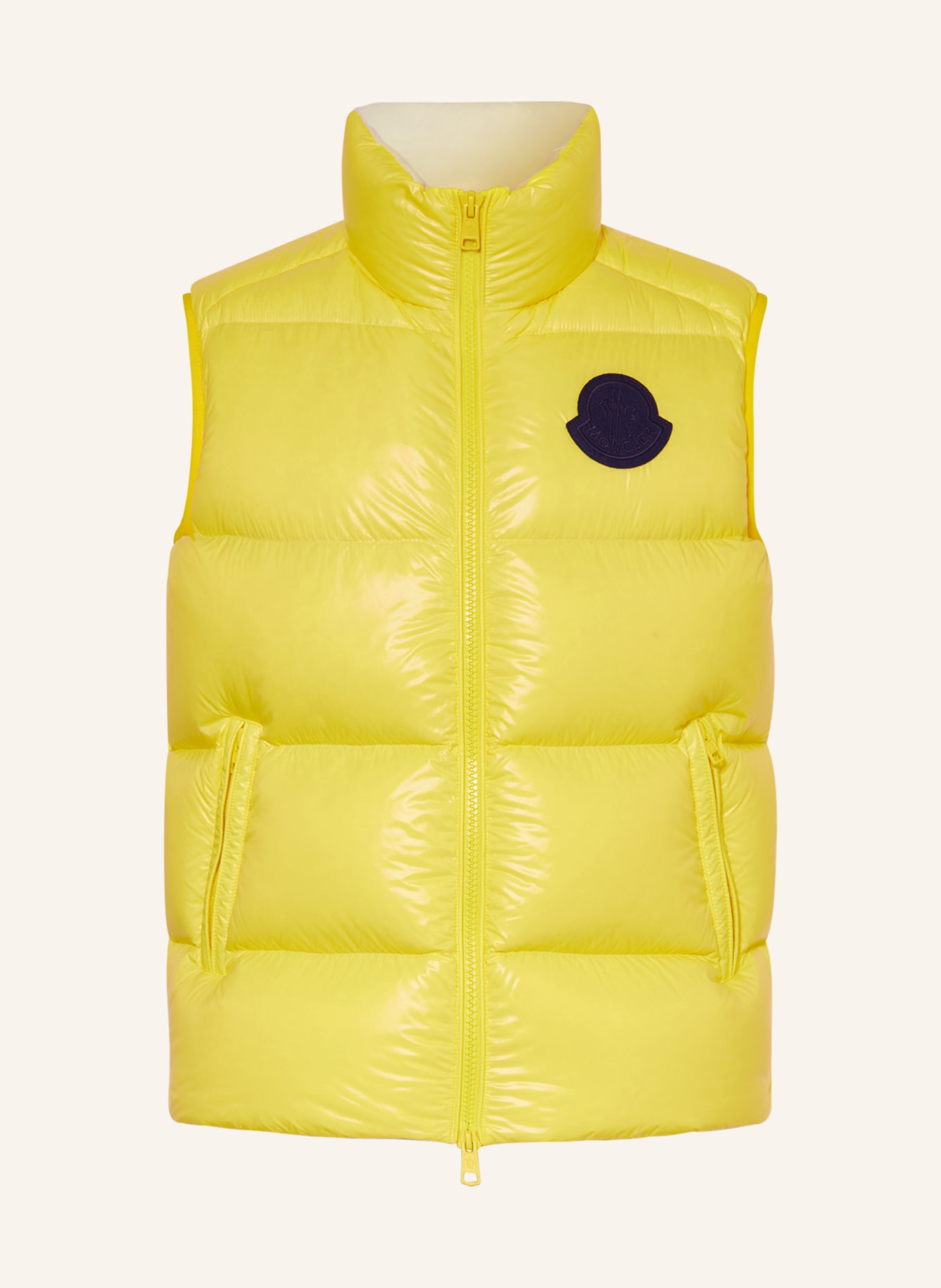 MONCLER Down vest SUMIDO, Color: YELLOW (Image 1)