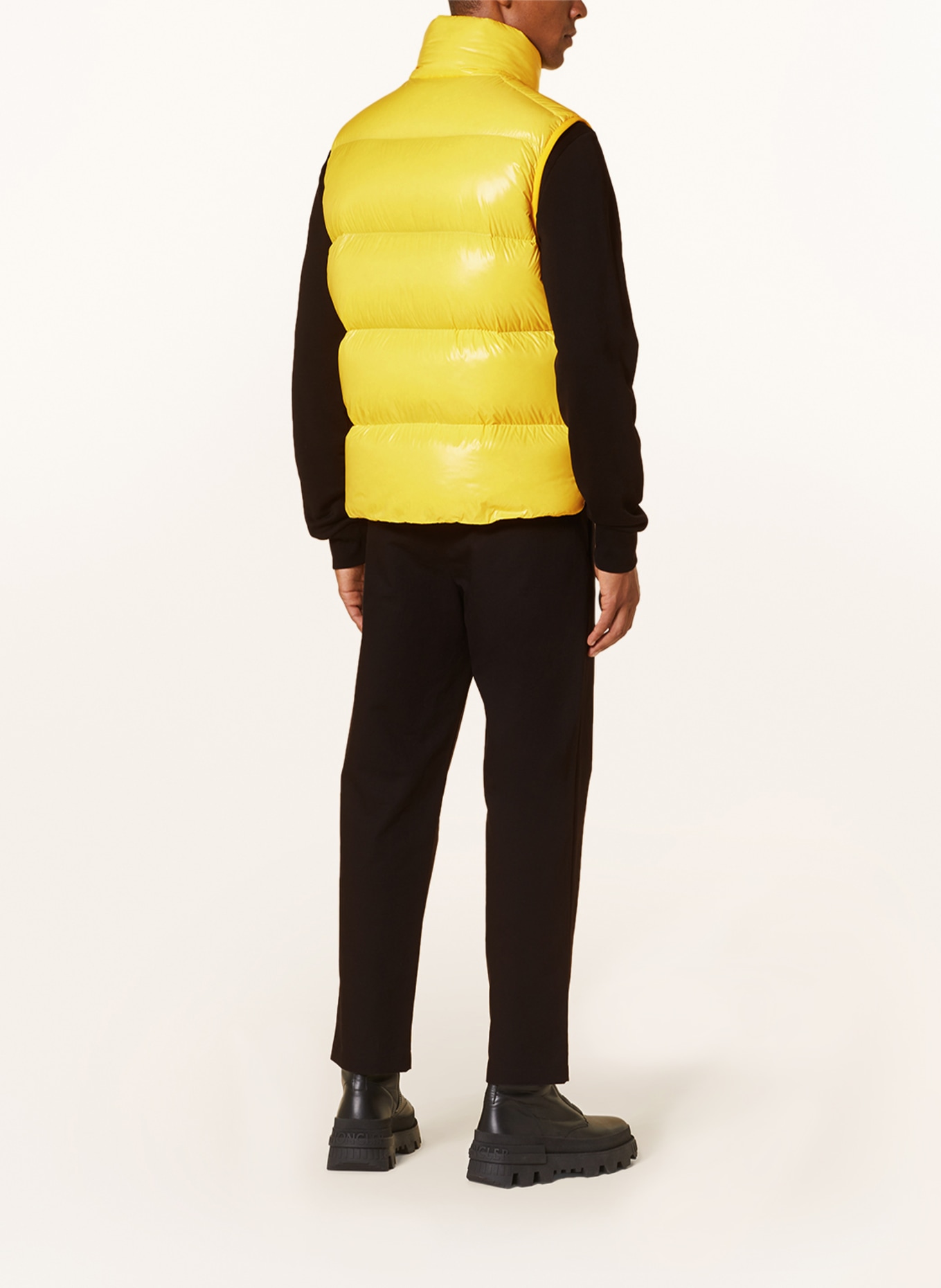 MONCLER Down vest SUMIDO, Color: YELLOW (Image 3)