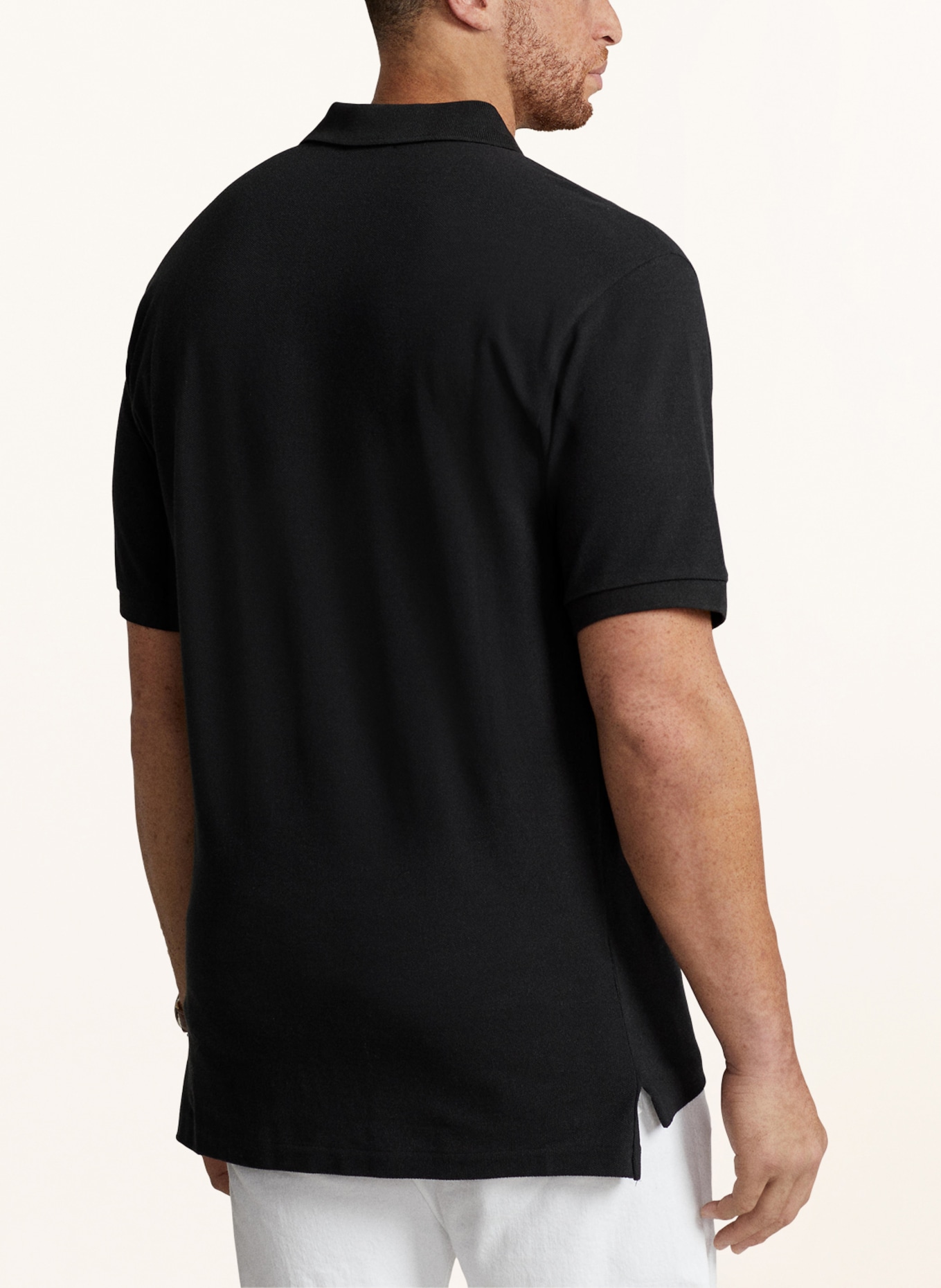 POLO RALPH LAUREN Big & Tall Piqué-Poloshirt: SCHWARZ