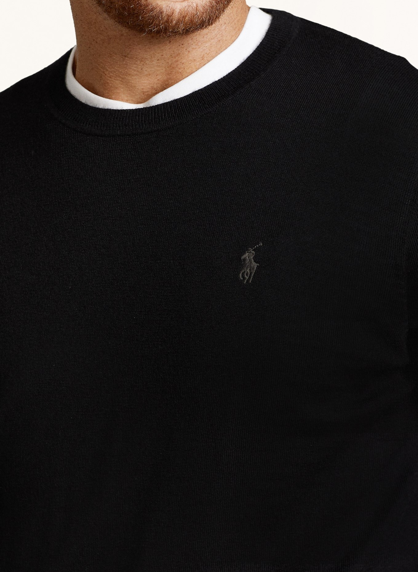 POLO RALPH LAUREN Big & Tall Sweater, Color: BLACK (Image 4)