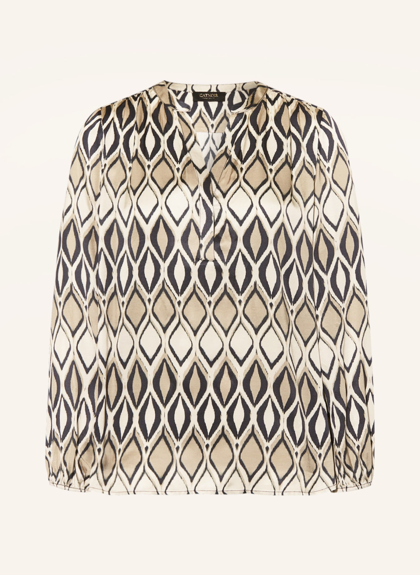 CATNOIR Shirt blouse, Color: CREAM/ BEIGE/ BLACK (Image 1)