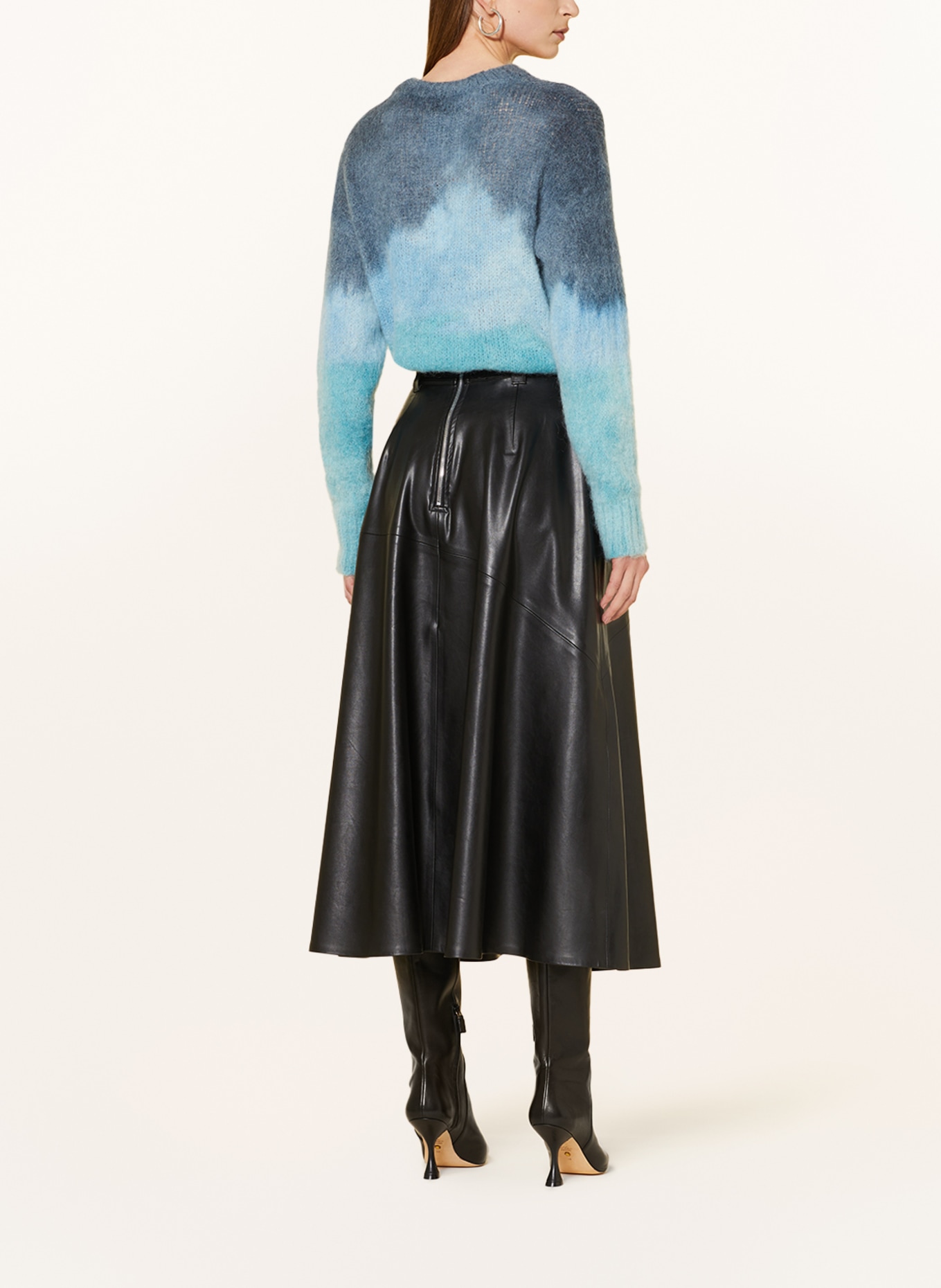 CATNOIR Pullover mit Mohair, Farbe: TÜRKIS/ HELLBLAU (Bild 3)