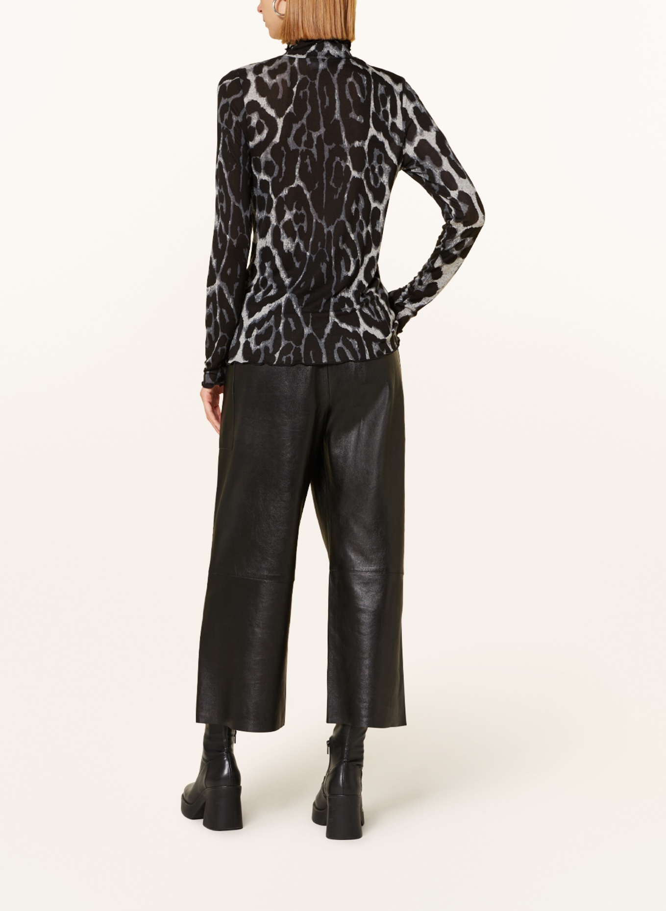 lilienfels Long sleeve shirt, Color: GRAY/ BLACK (Image 3)