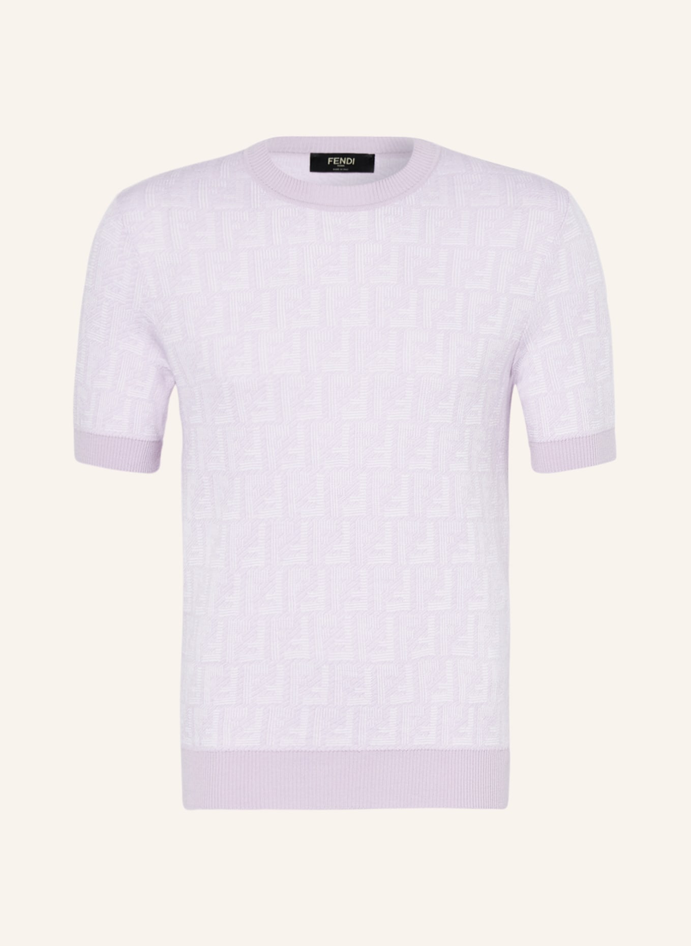 FENDI Úpletové tričko, Barva: SVĚTLE FIALOVÁ (Obrázek 1)