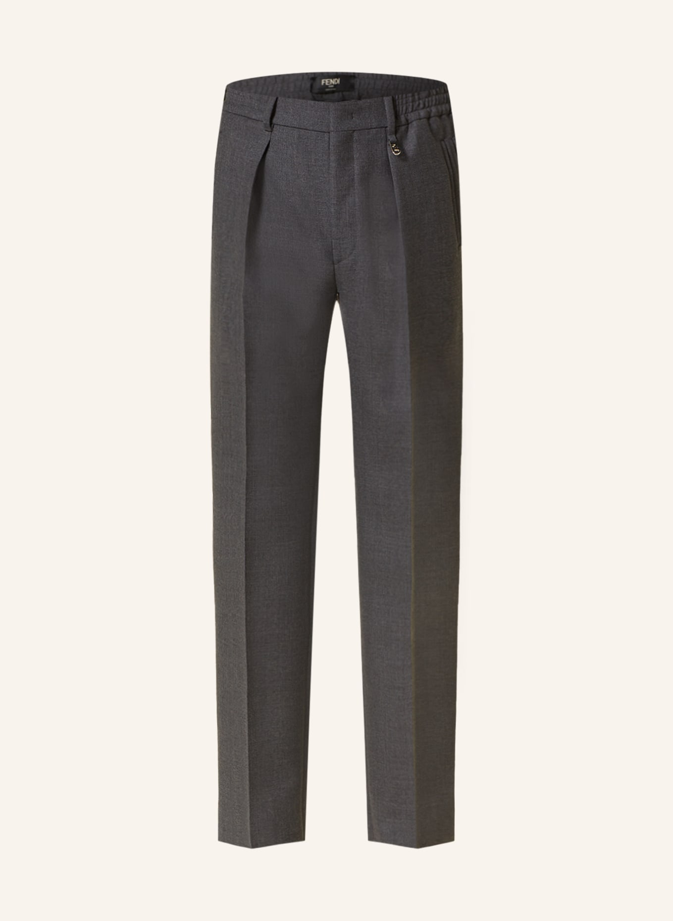 FENDI Trousers regular fit, Color: GRAY (Image 1)