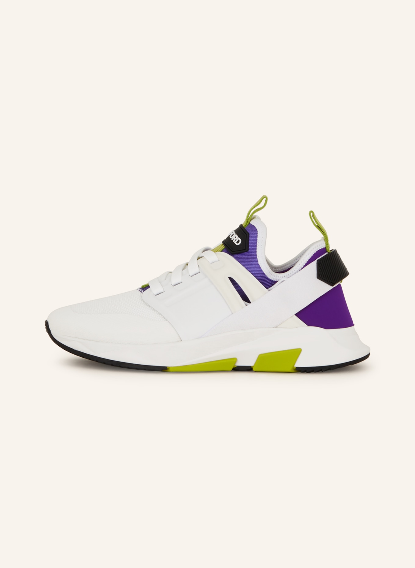 TOM FORD Sneakers JAGO, Color: WHITE/ PURPLE/ BLACK (Image 4)