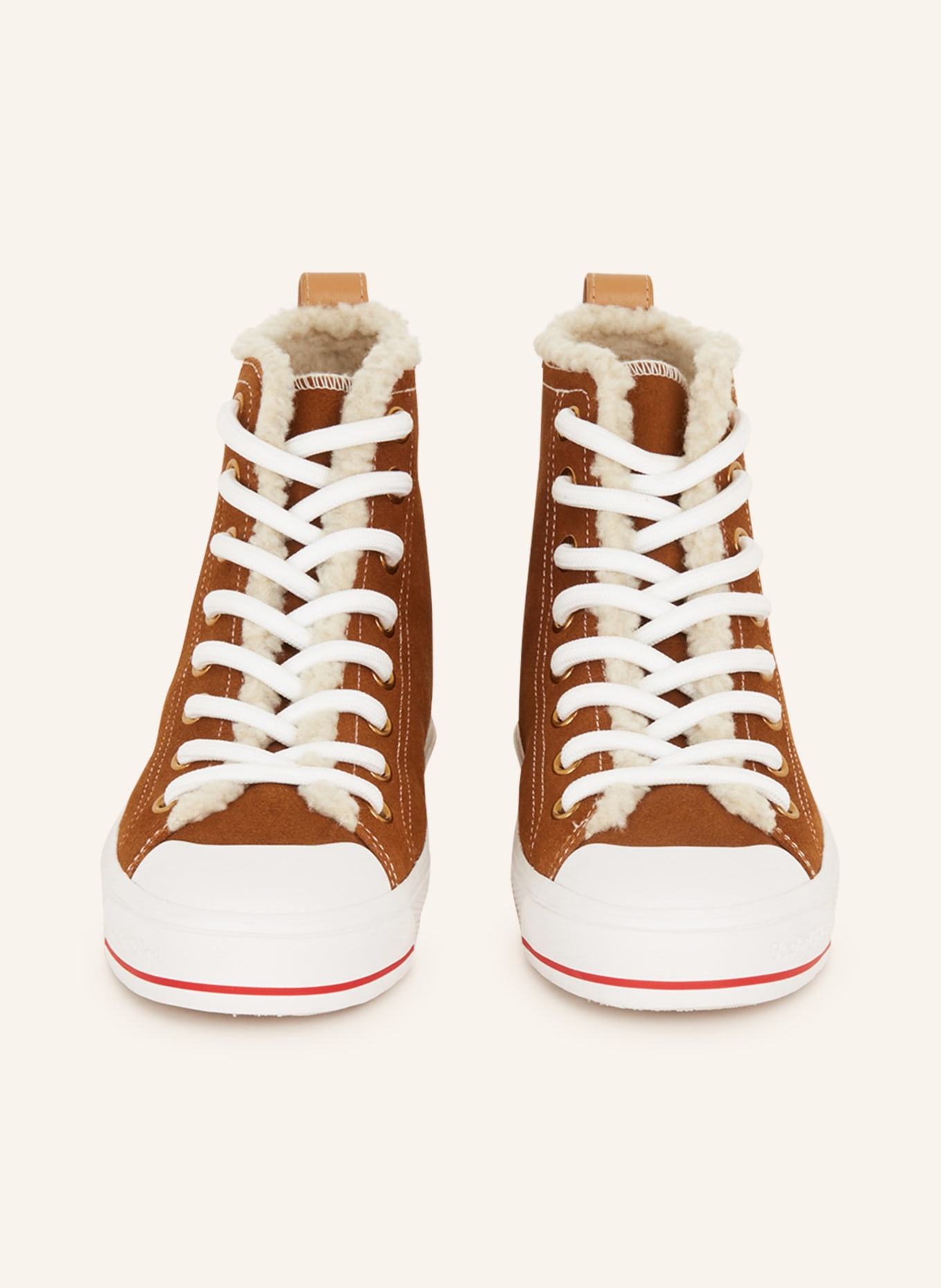 SEE BY CHLOÉ High-top sneakers ARYANA, Color: 506/123 Tobacco-Fabric Pu (Image 3)