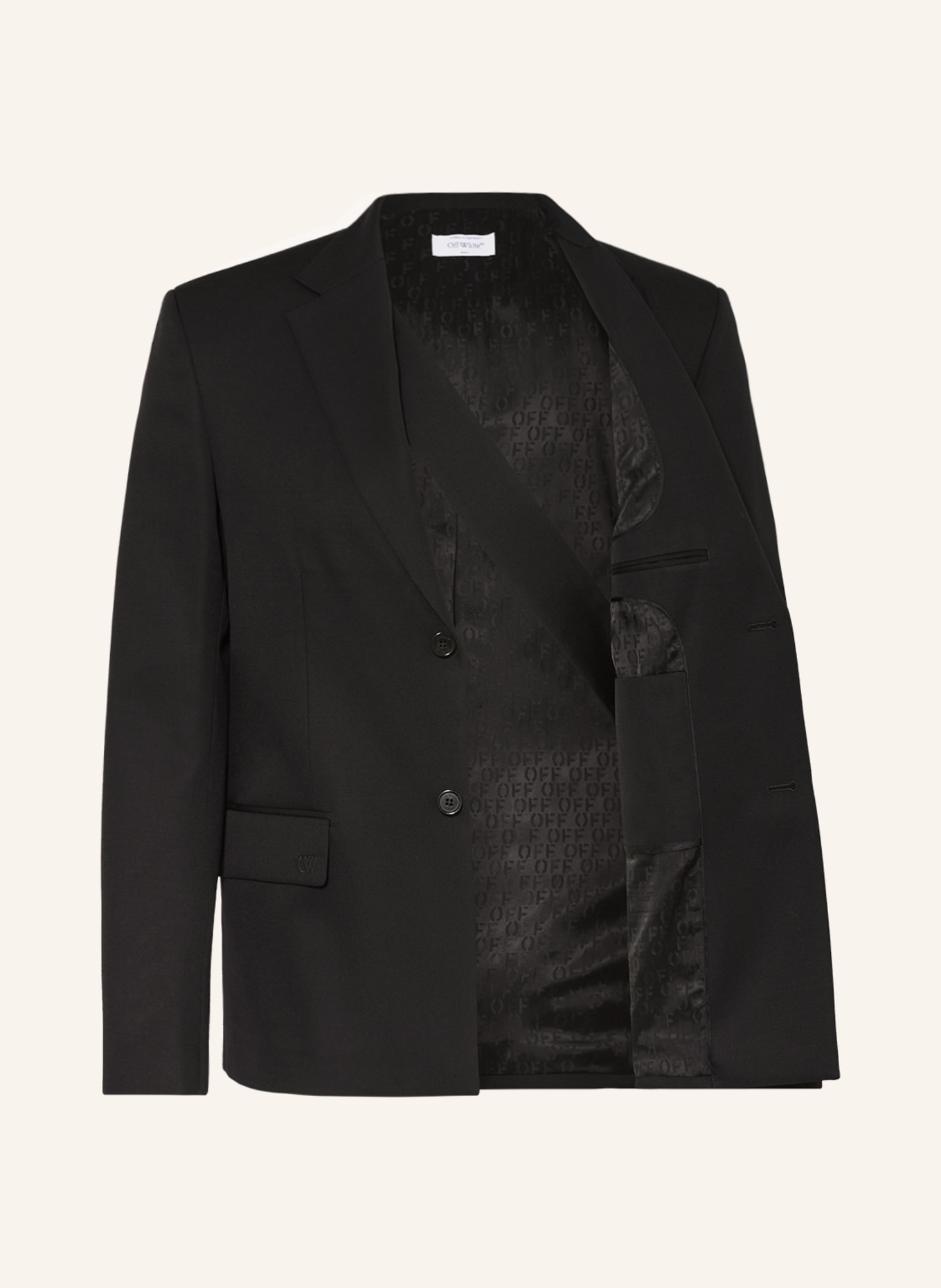 Off-White Tailored jacket slim fit, Color: BLACK (Image 4)