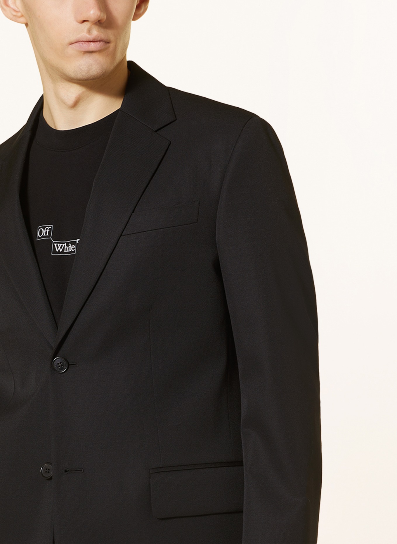 Off-White Tailored jacket slim fit, Color: BLACK (Image 5)
