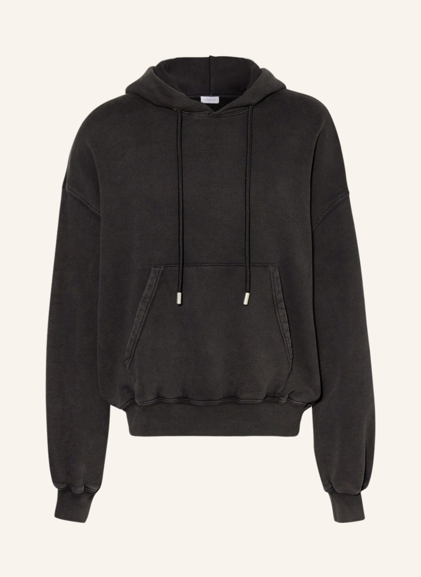 Off-White Oversized hoodie, Color: DARK GRAY/ GREEN (Image 1)