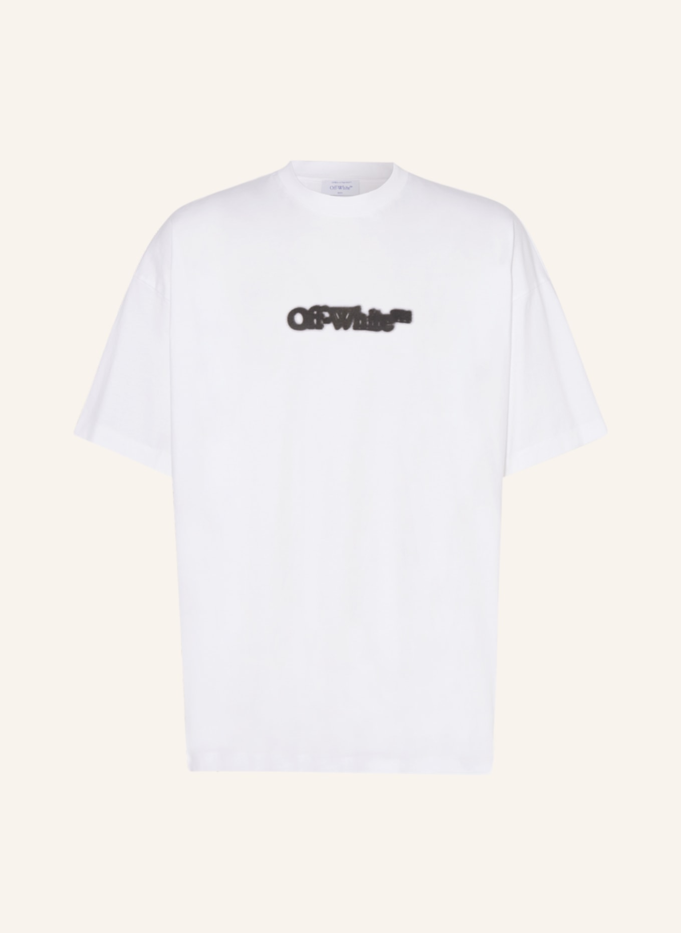 Off-White Koszulka oversize, Kolor: BIAŁY/ CZARNY (Obrazek 1)
