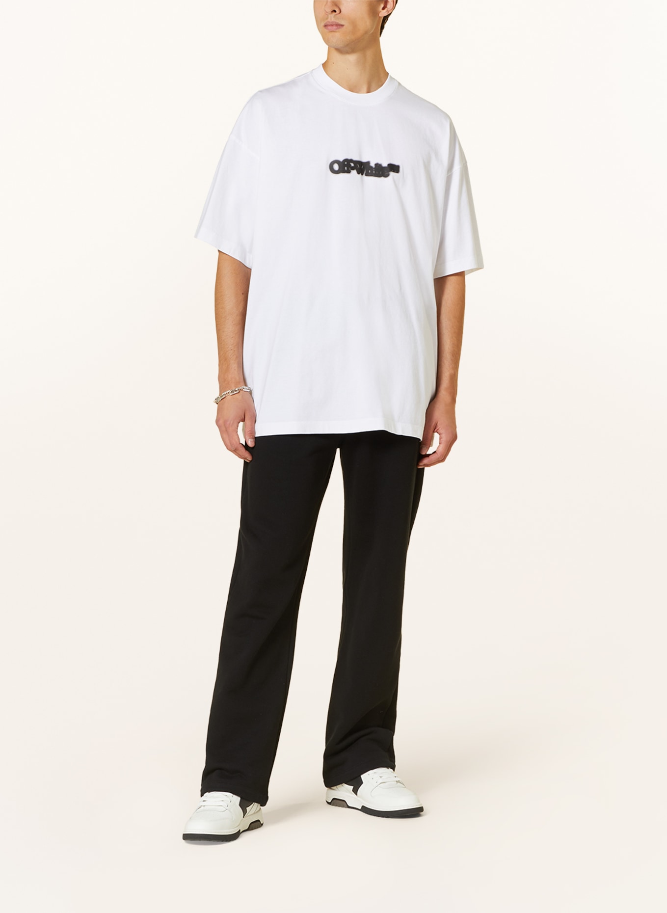 Off-White Oversized-Shirt, Farbe: WEISS/ SCHWARZ (Bild 2)