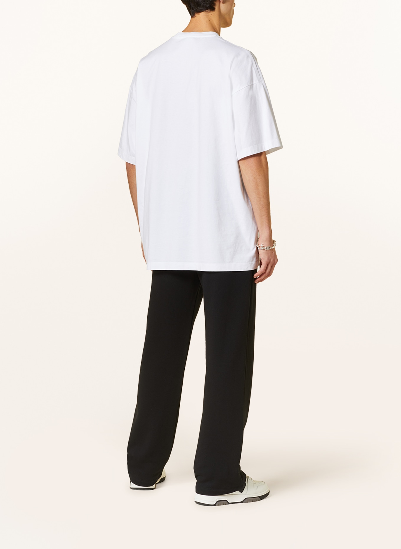 Off-White Koszulka oversize, Kolor: BIAŁY/ CZARNY (Obrazek 3)