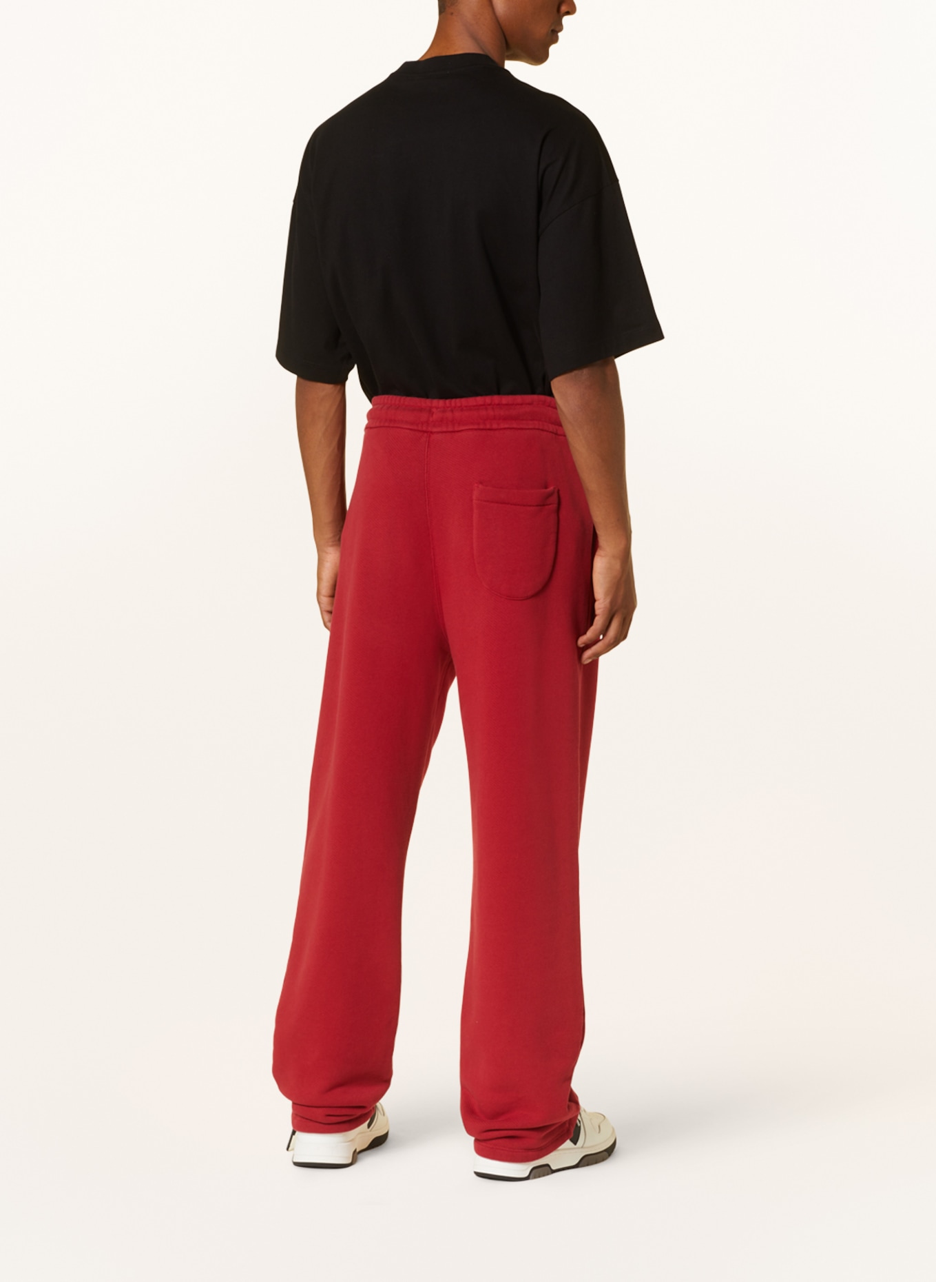 Off-White Pants in jogger style, Color: RED (Image 3)