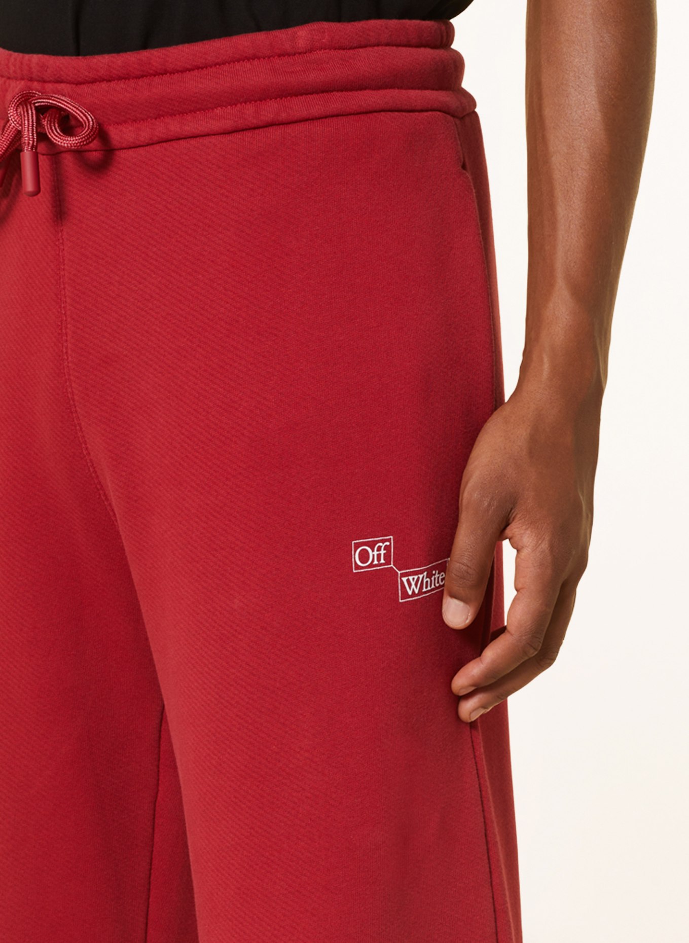 Off-White Pants in jogger style, Color: RED (Image 5)
