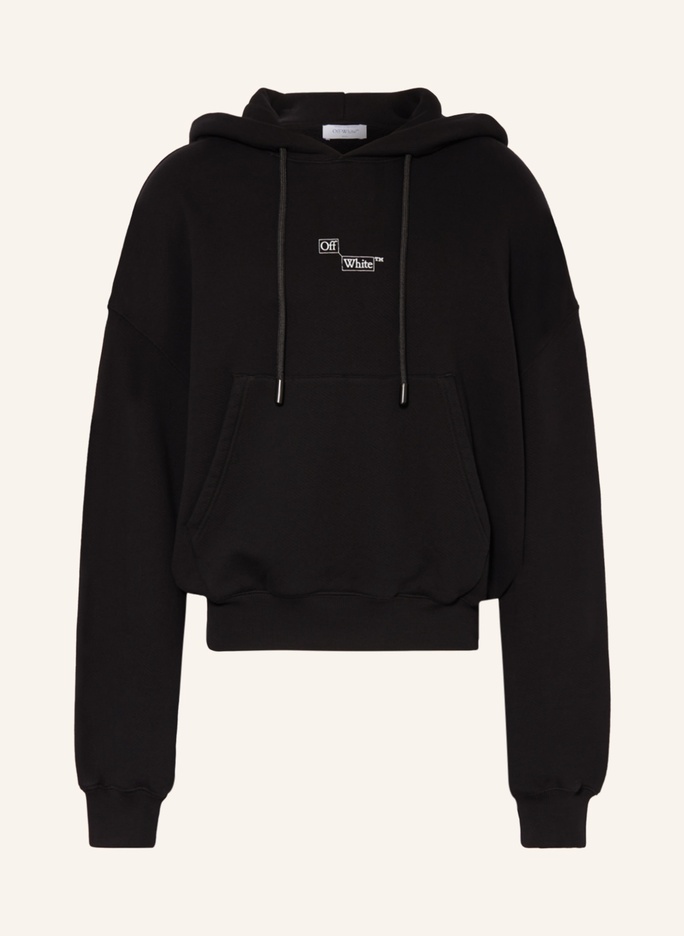 Off-White Hoodie, Color: BLACK/ WHITE (Image 1)