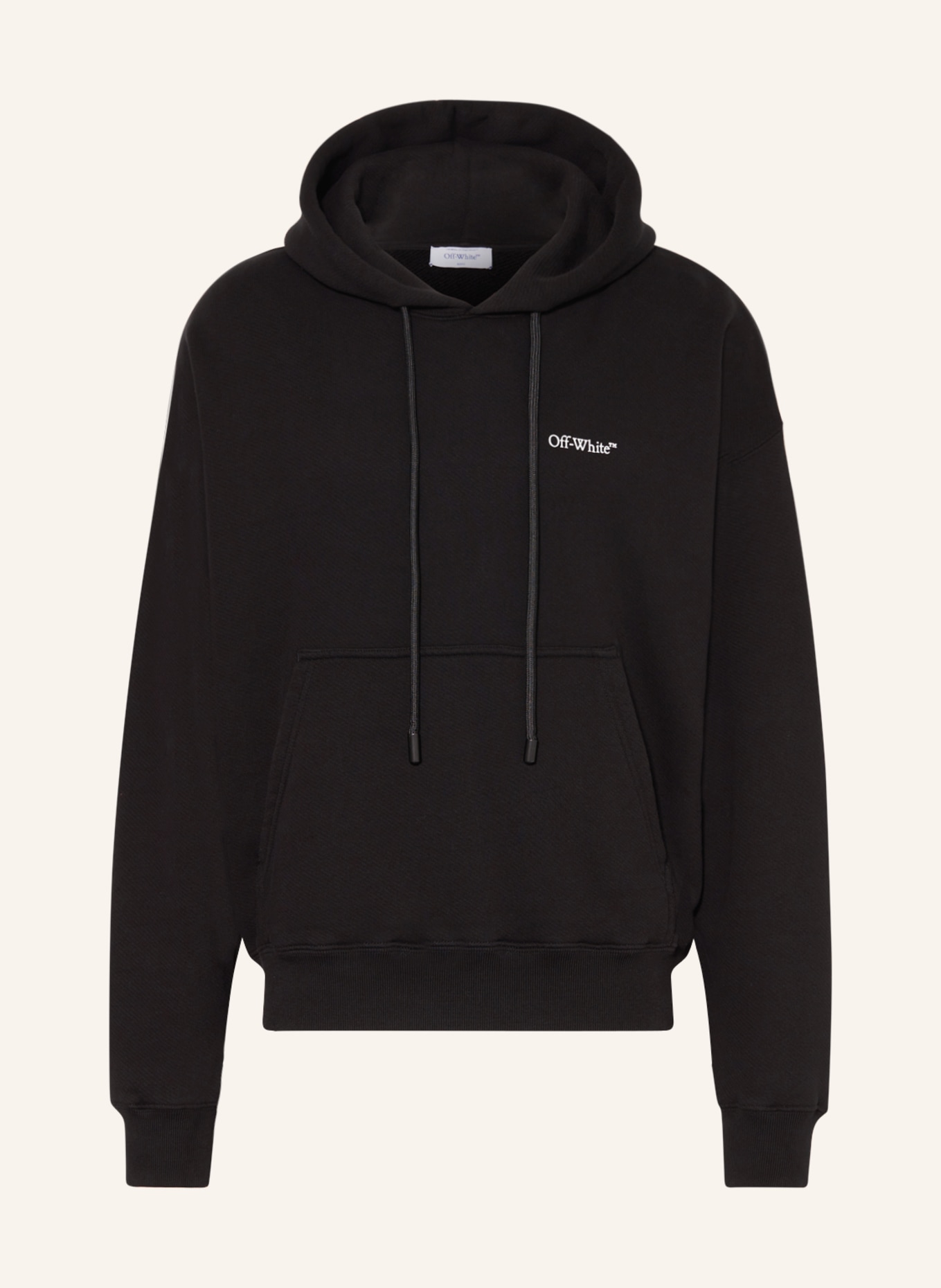 Off-White Hoodie, Color: BLACK (Image 1)