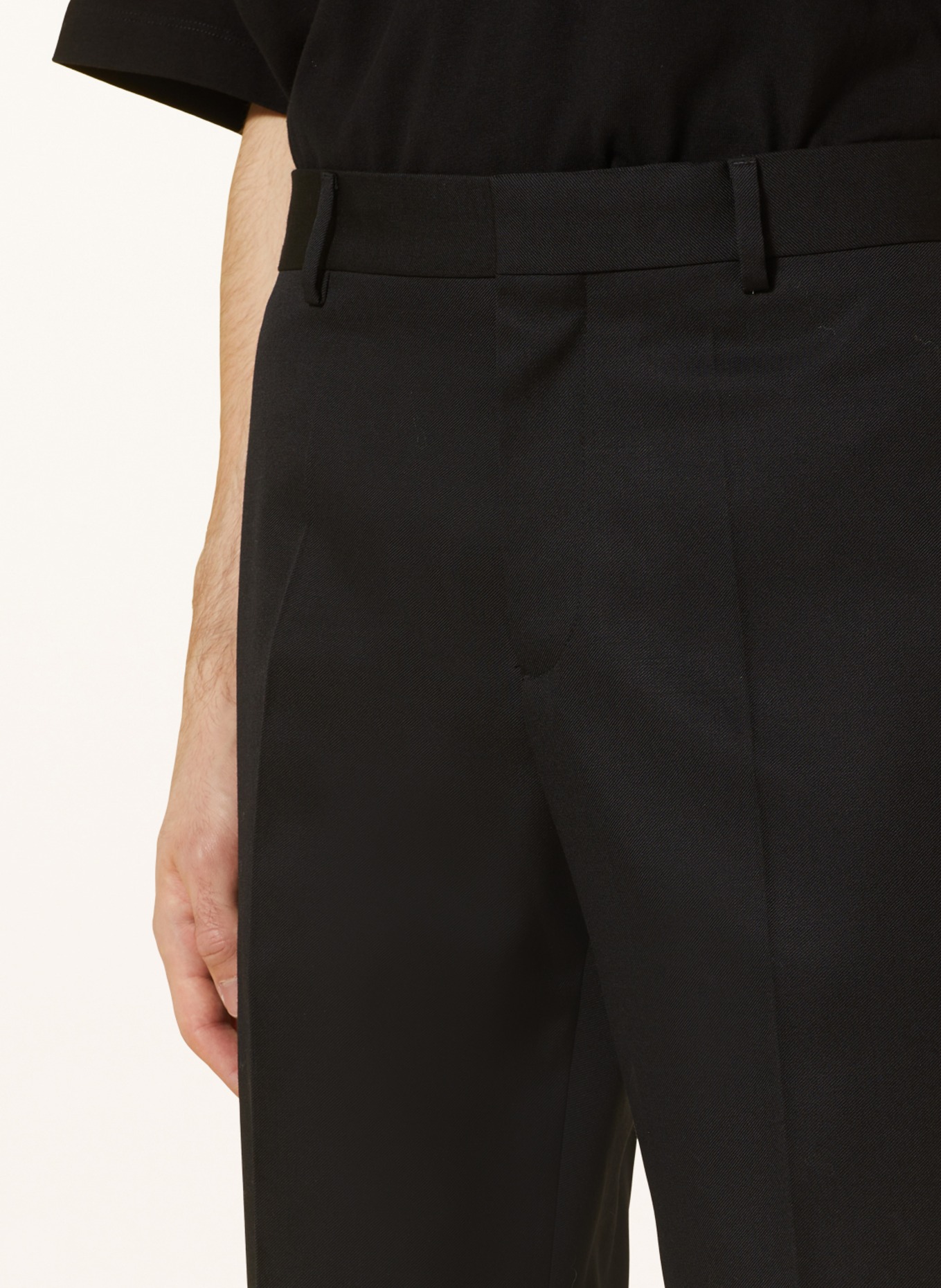 Off-White Spodnie garniturowe regular fit, Kolor: CZARNY (Obrazek 6)