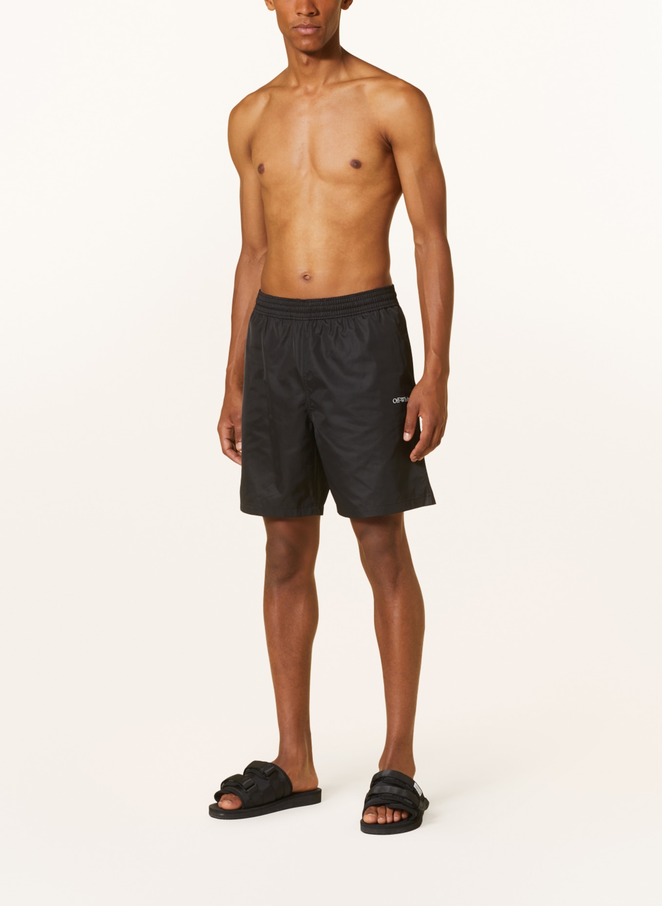 Off-White Swim shorts, Color: BLACK (Image 2)
