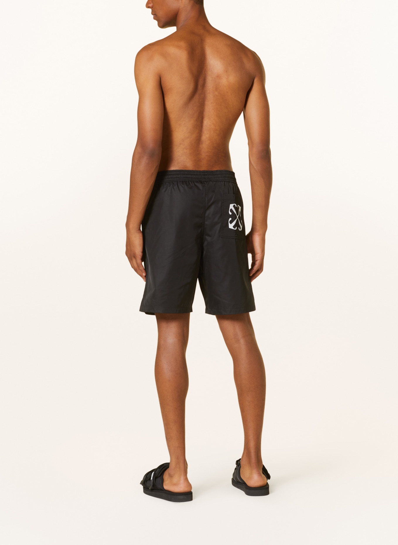 Off-White Swim shorts, Color: BLACK (Image 3)