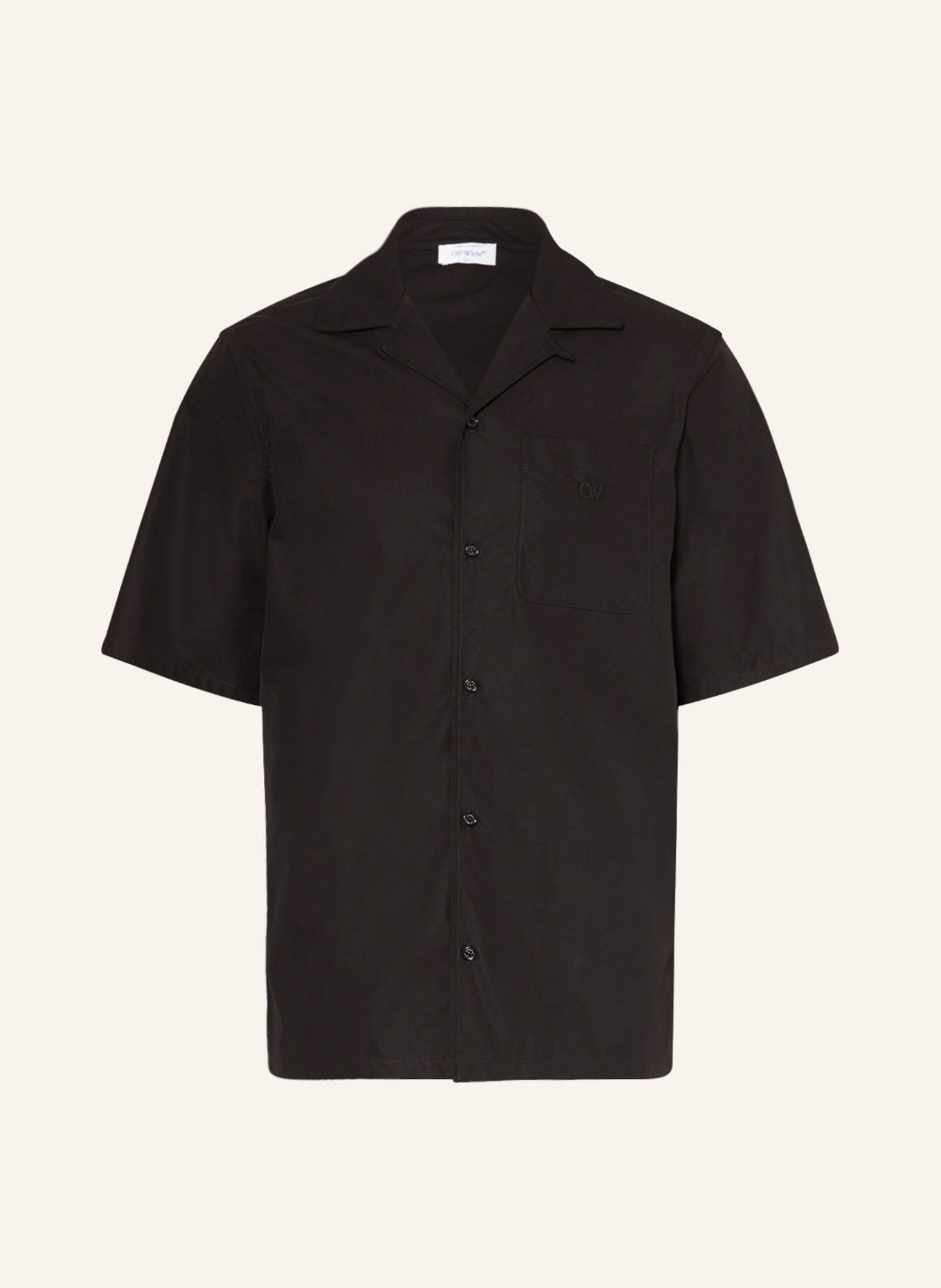 Off-White Resort shirt comfort fit, Color: BLACK (Image 1)
