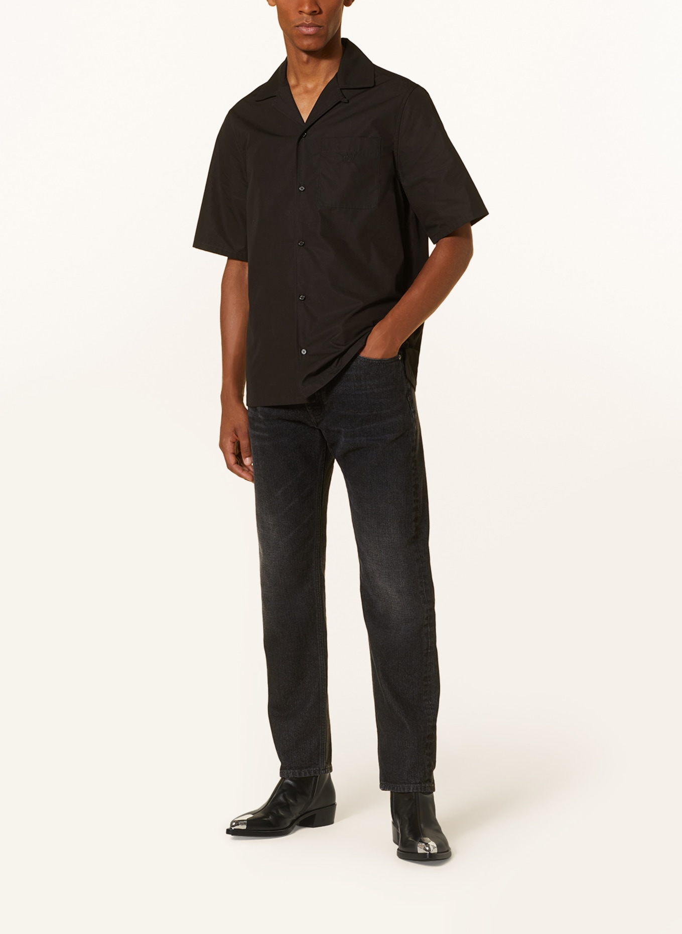 Off-White Resort shirt comfort fit, Color: BLACK (Image 2)