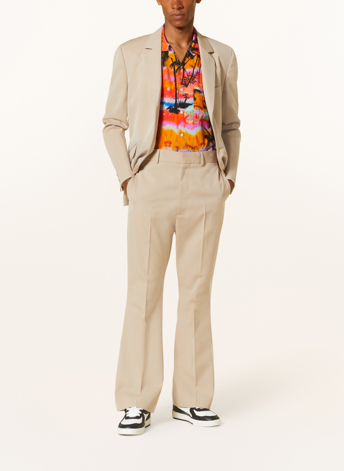 Palm Angels Suit trousers regular fit, Color: 6110 BEIGE BLACK (Image 2)