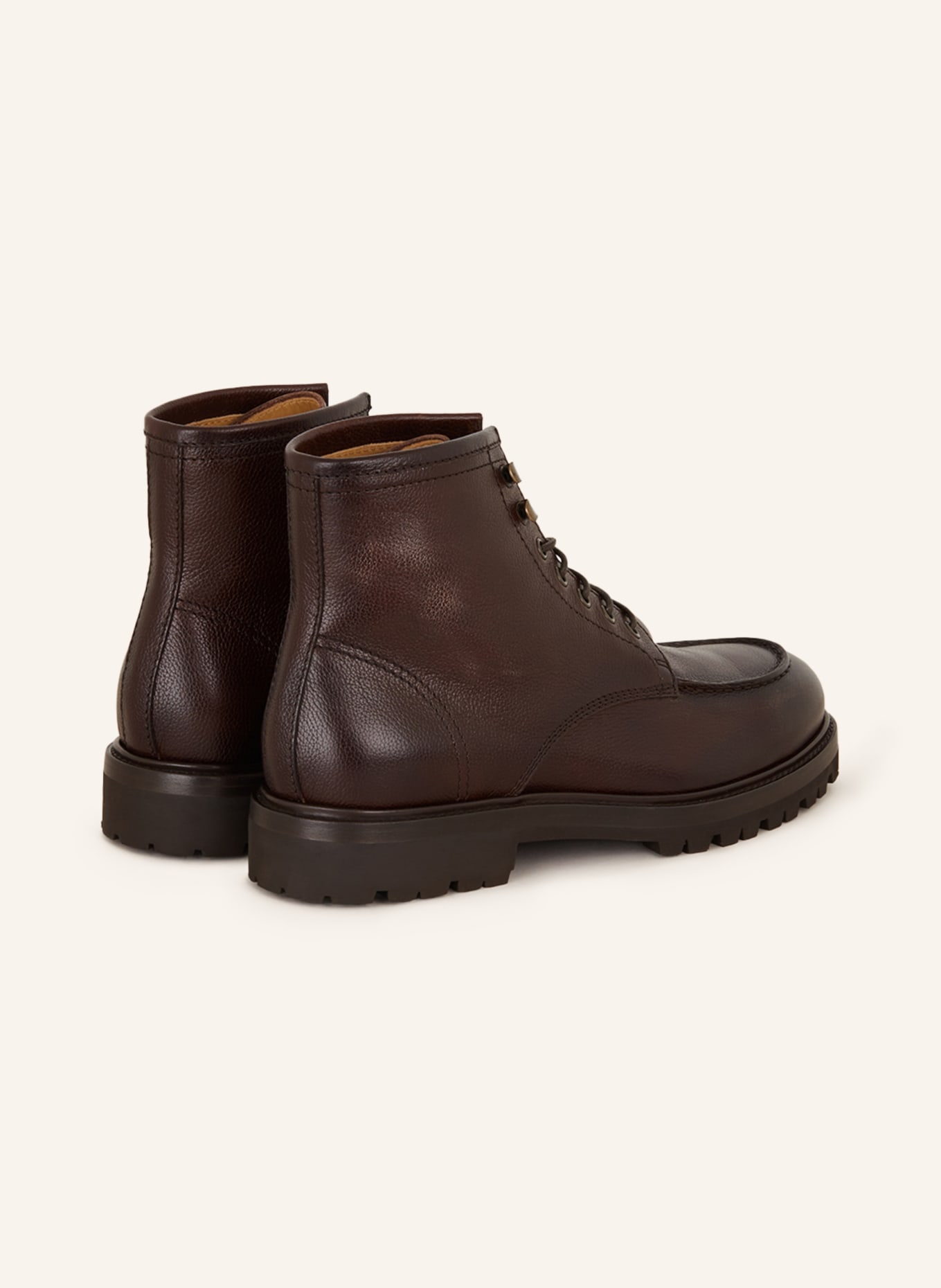 BRUNELLO CUCINELLI Lace-up boots, Color: DARK BROWN (Image 2)