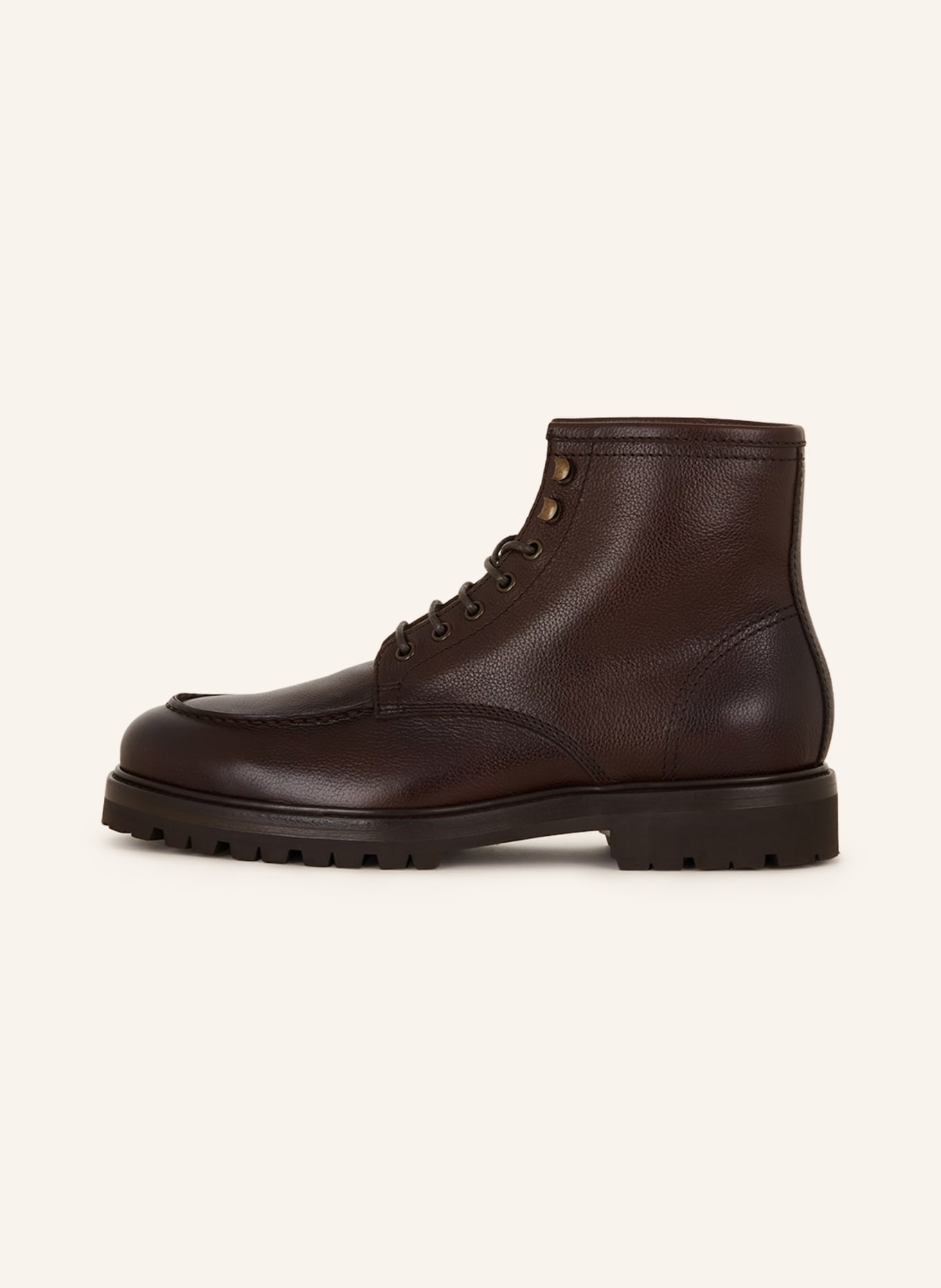 BRUNELLO CUCINELLI Lace-up boots, Color: DARK BROWN (Image 4)