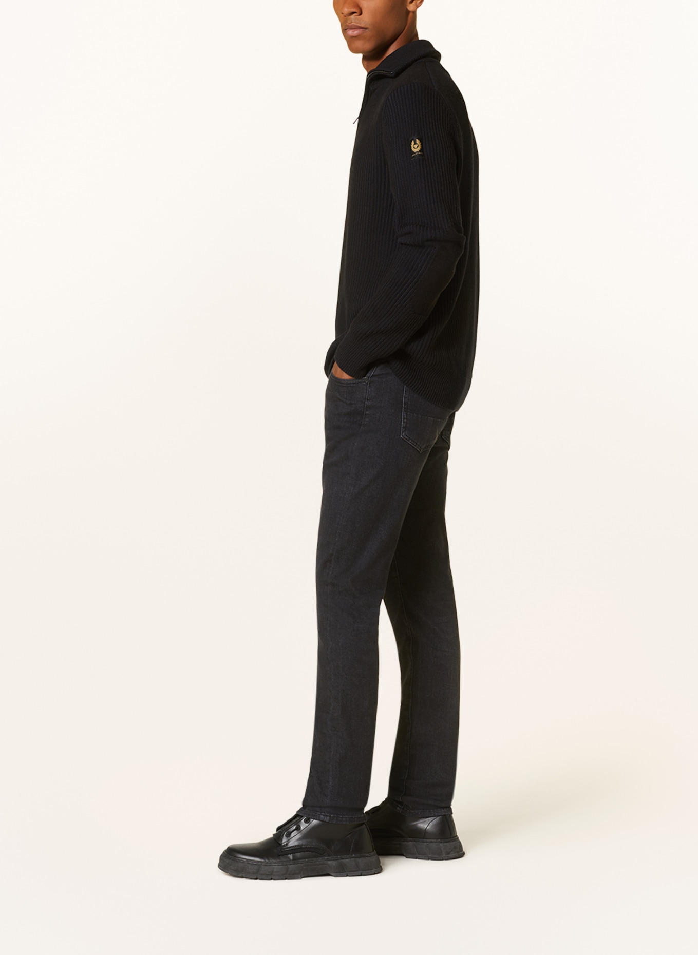 BELSTAFF Jeans LONGTON Slim Fit, Farbe: ANTIQUE BLACK ANTIQUE BLACK (Bild 4)