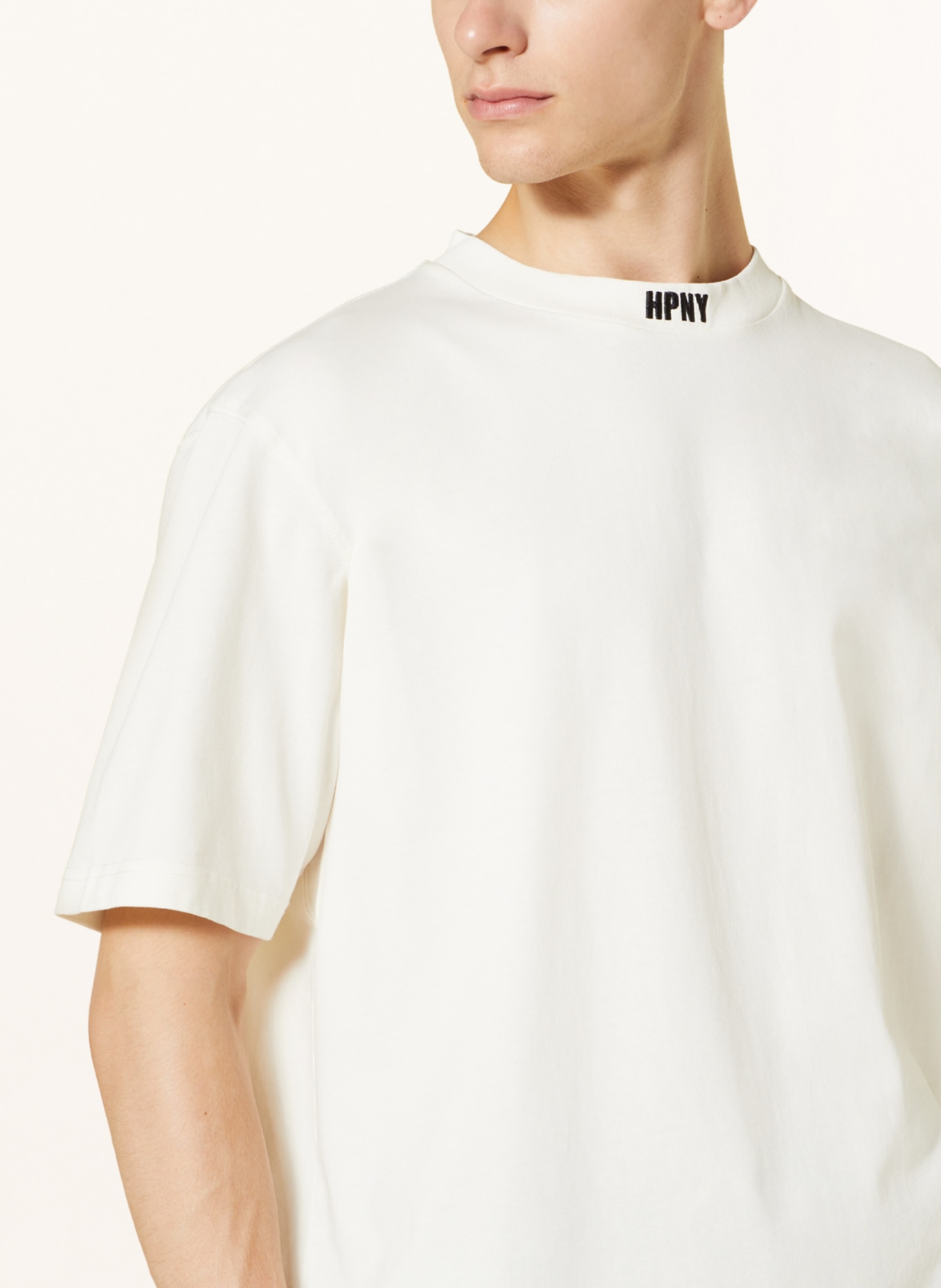 HERON PRESTON T-Shirt HPNY EMB, Farbe: ECRU (Bild 4)
