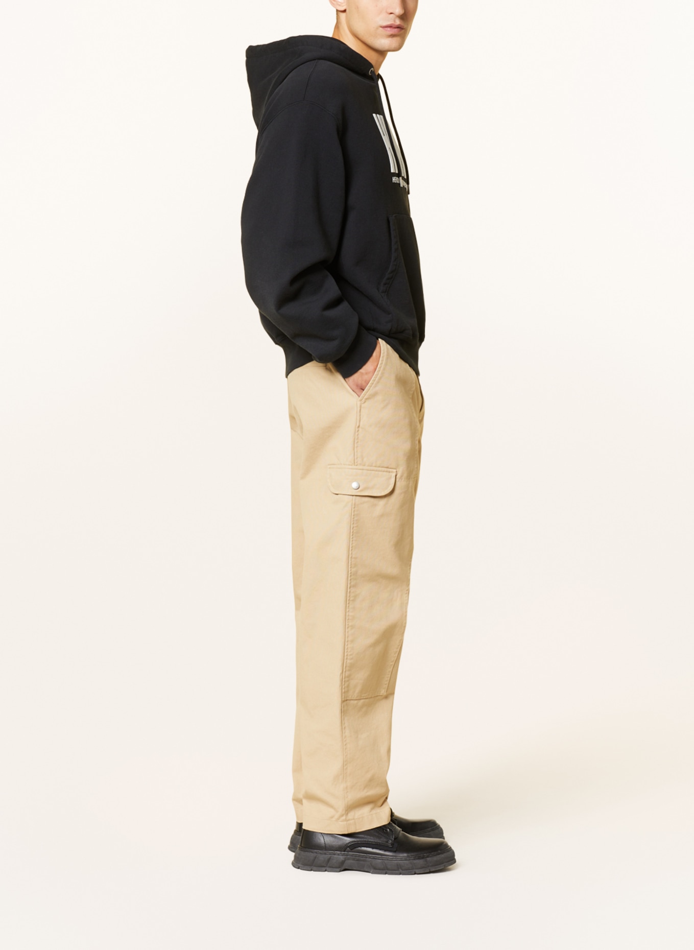 HERON PRESTON Bluza z kapturem REG PHNY, Kolor: CZARNY (Obrazek 4)