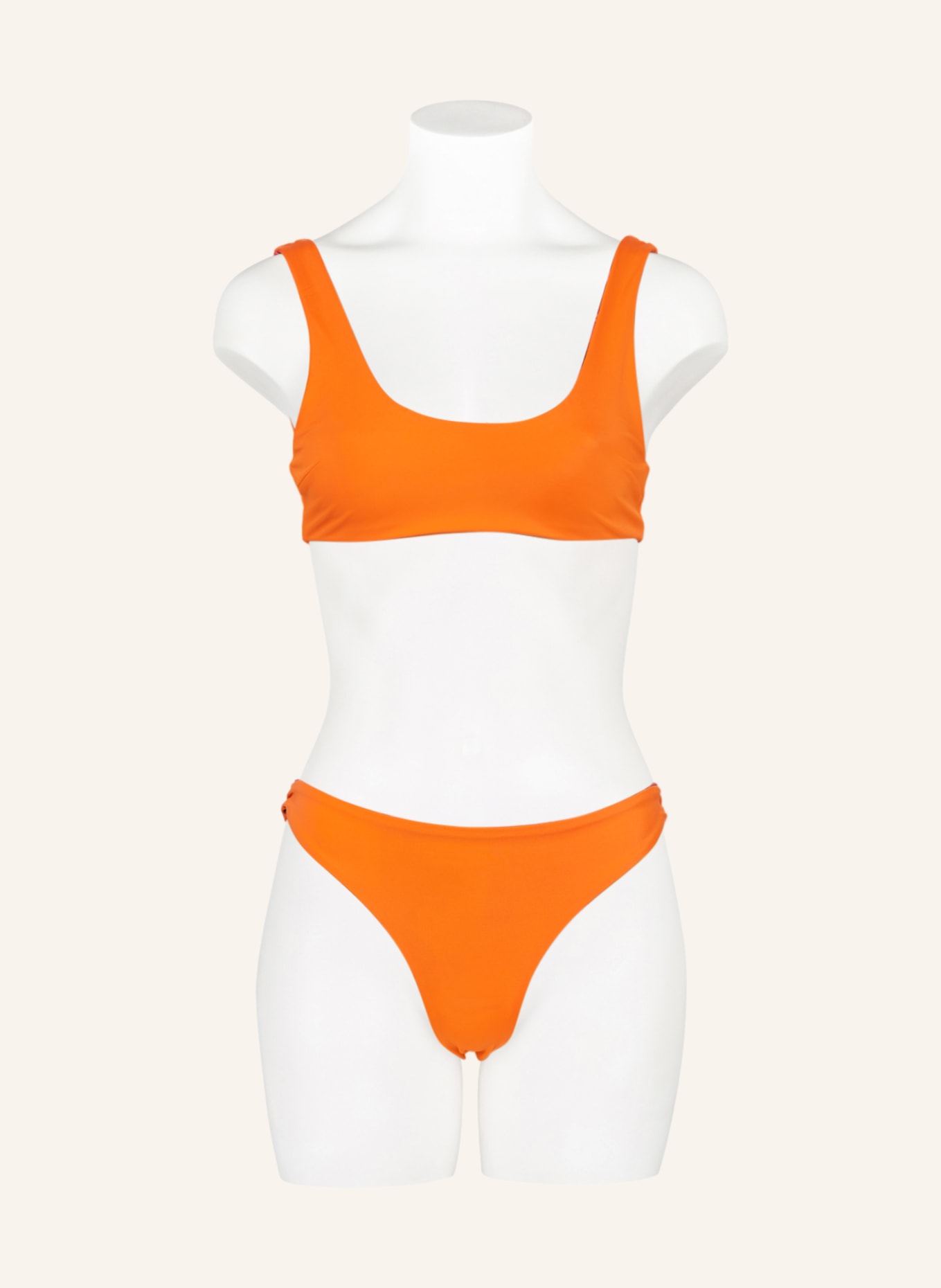 COS Reversible bralette bikini top, Color: ORANGE/ PURPLE/ DARK RED (Image 4)