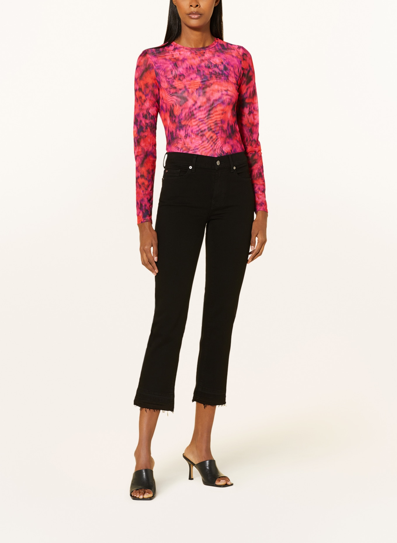 7 for all mankind 7/8-Jeans THE STRAIGHT CROP, Farbe: NN BLACK (Bild 2)