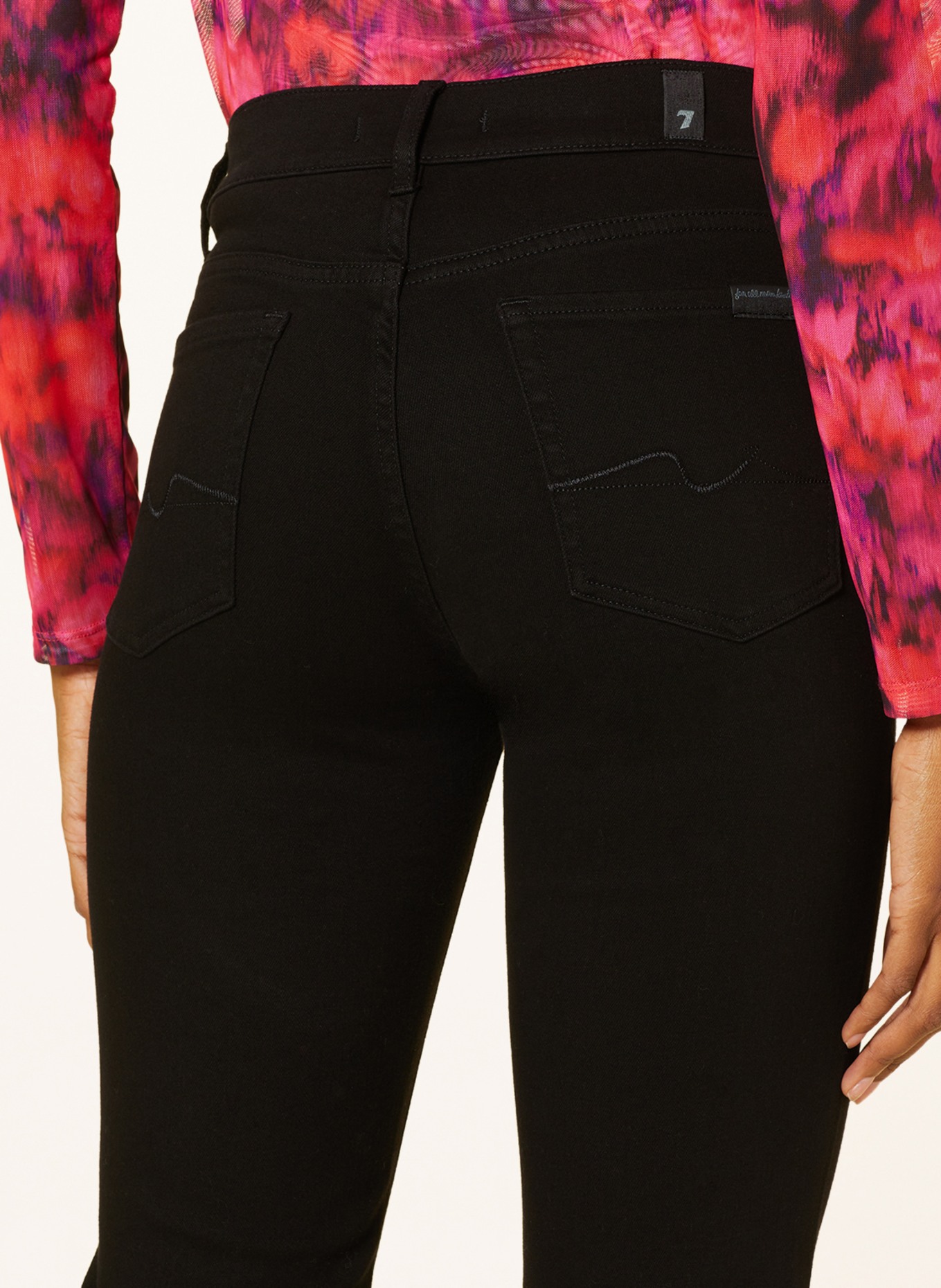 7 for all mankind 7/8-Jeans THE STRAIGHT CROP, Farbe: NN BLACK (Bild 5)