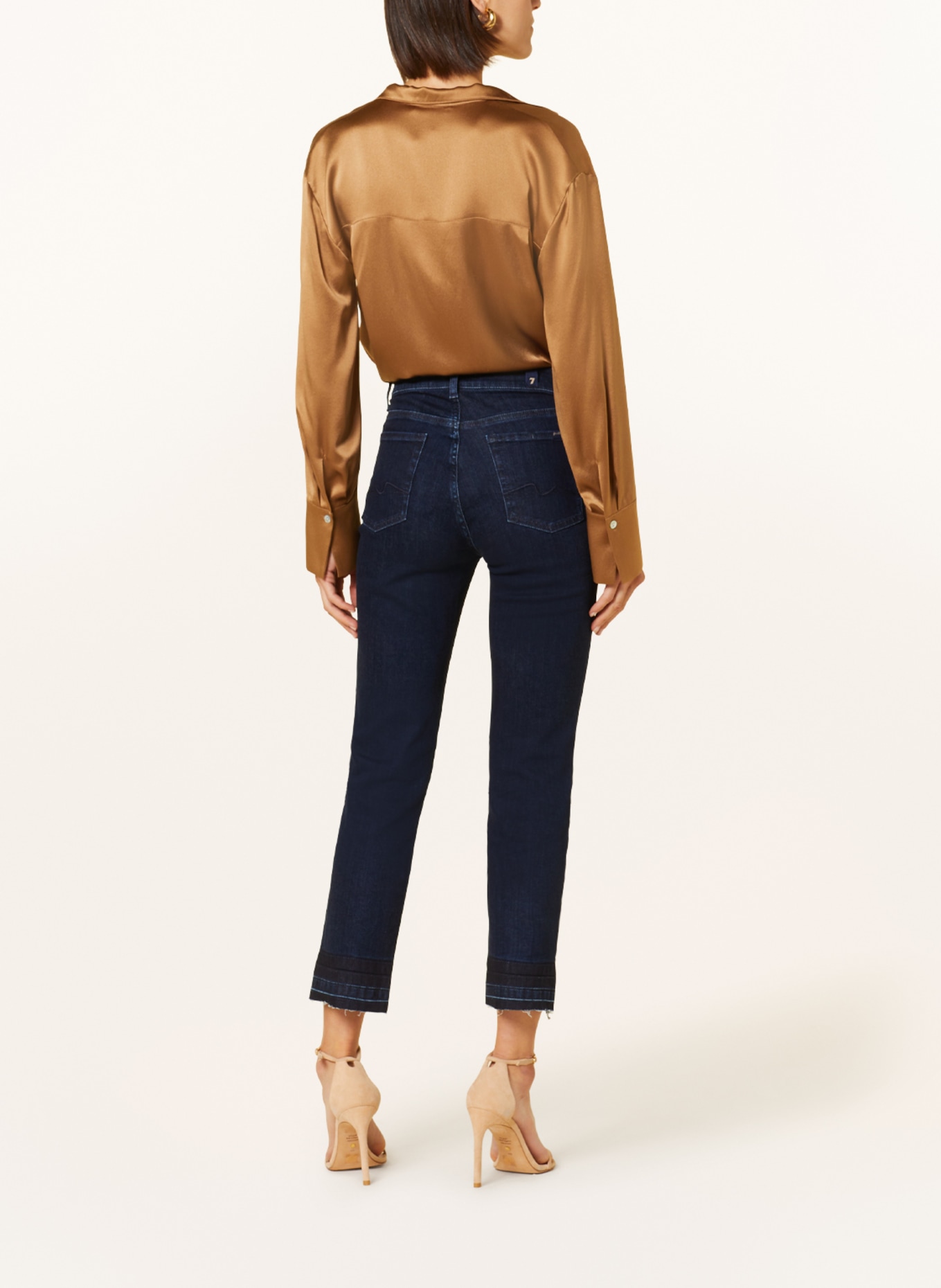 7 for all mankind 7/8-Jeans THE STRAIGHT CROP, Farbe: SS DARK BLUE (Bild 3)