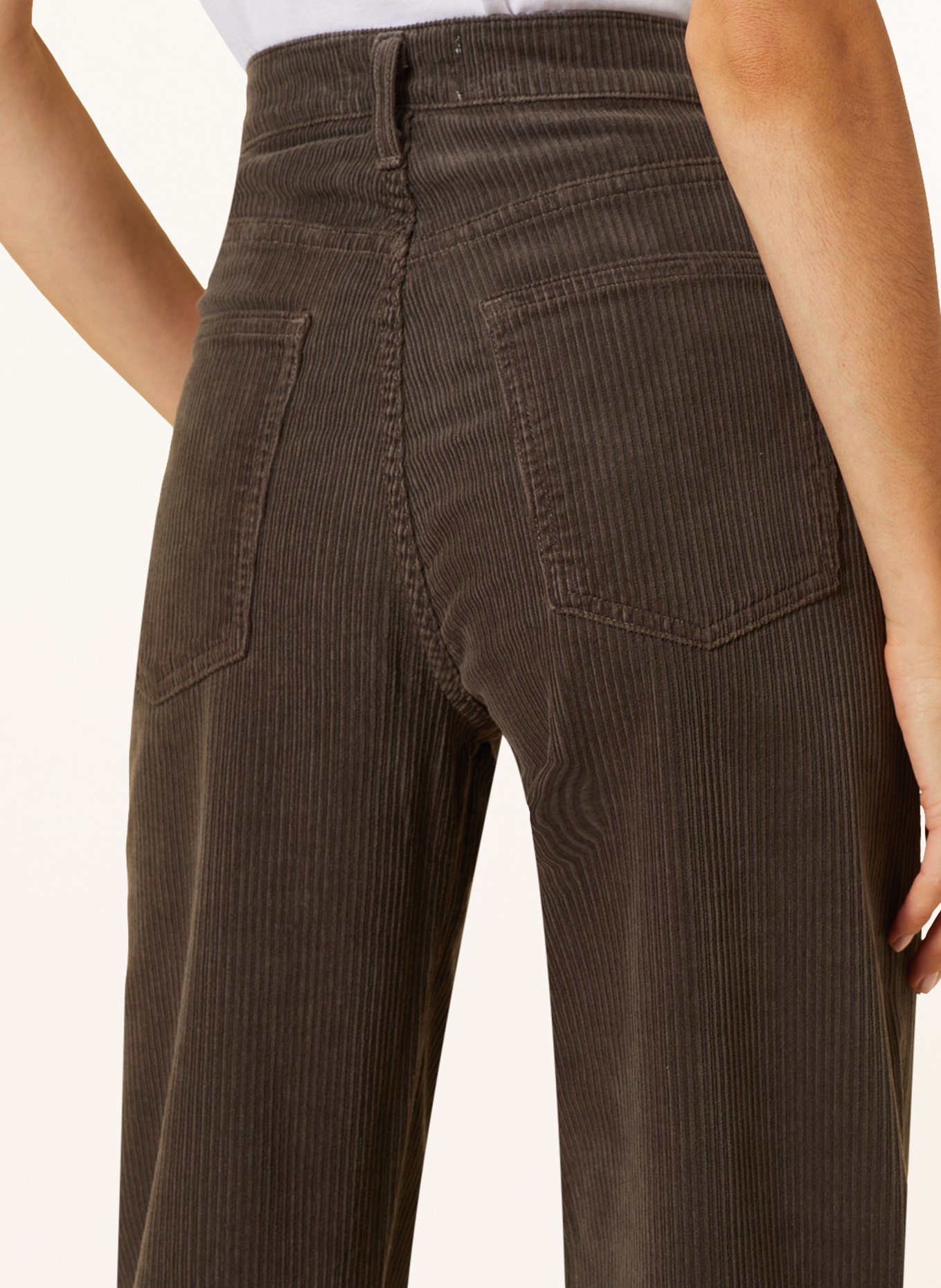 AGOLDE Corduroy trousers HARPER, Color: GREEN (Image 5)