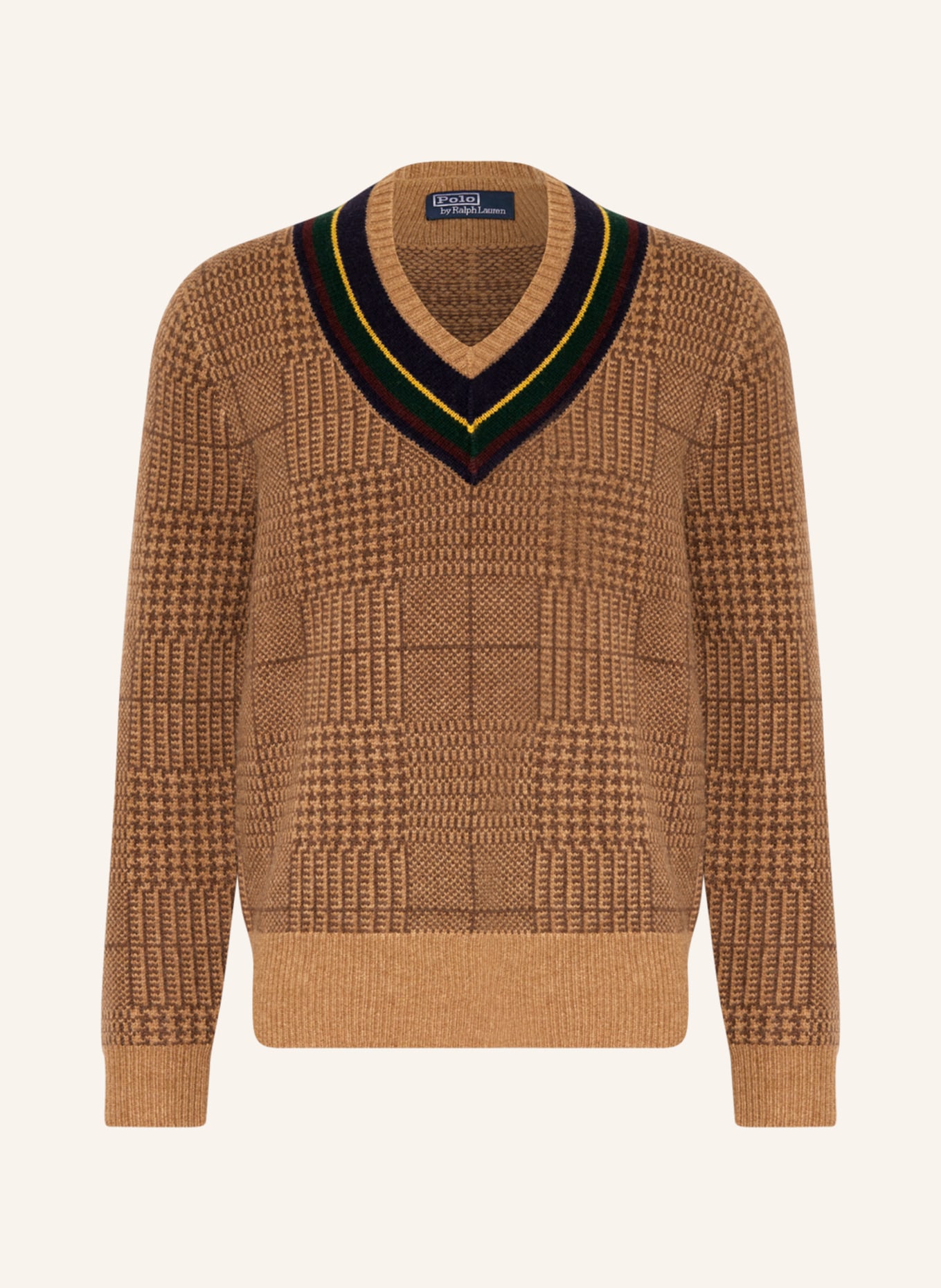 POLO RALPH LAUREN Sweater, Color: CAMEL/ COGNAC/ GREEN (Image 1)