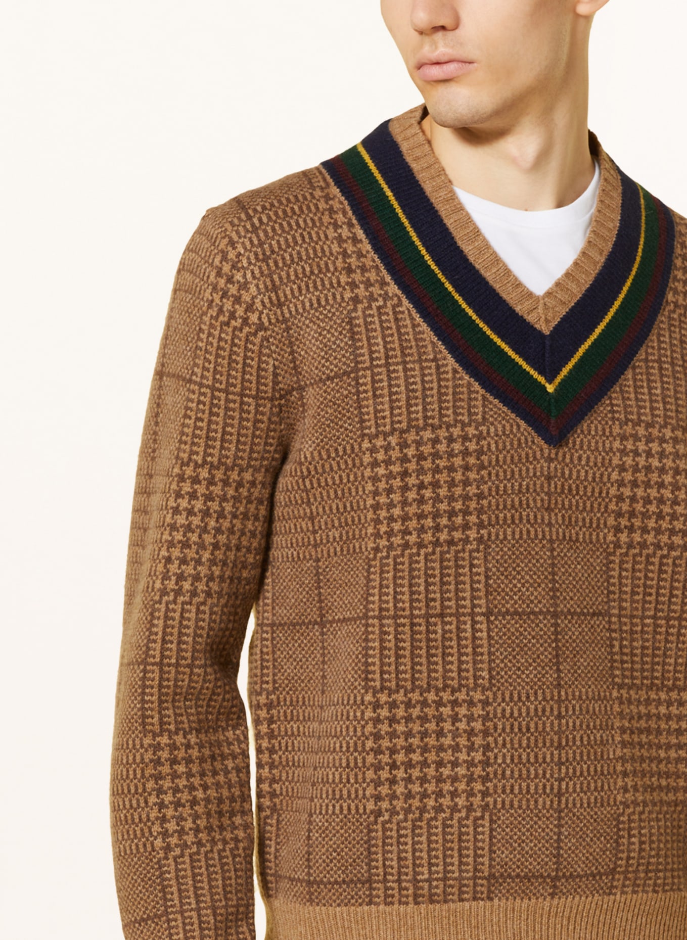 POLO RALPH LAUREN Sweater, Color: CAMEL/ COGNAC/ GREEN (Image 4)