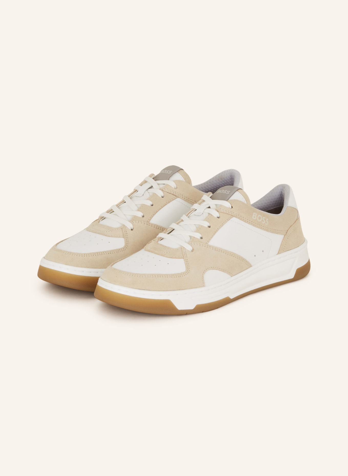 BOSS Sneakers BALTIMORE TENN, Color: BEIGE/ WHITE (Image 1)