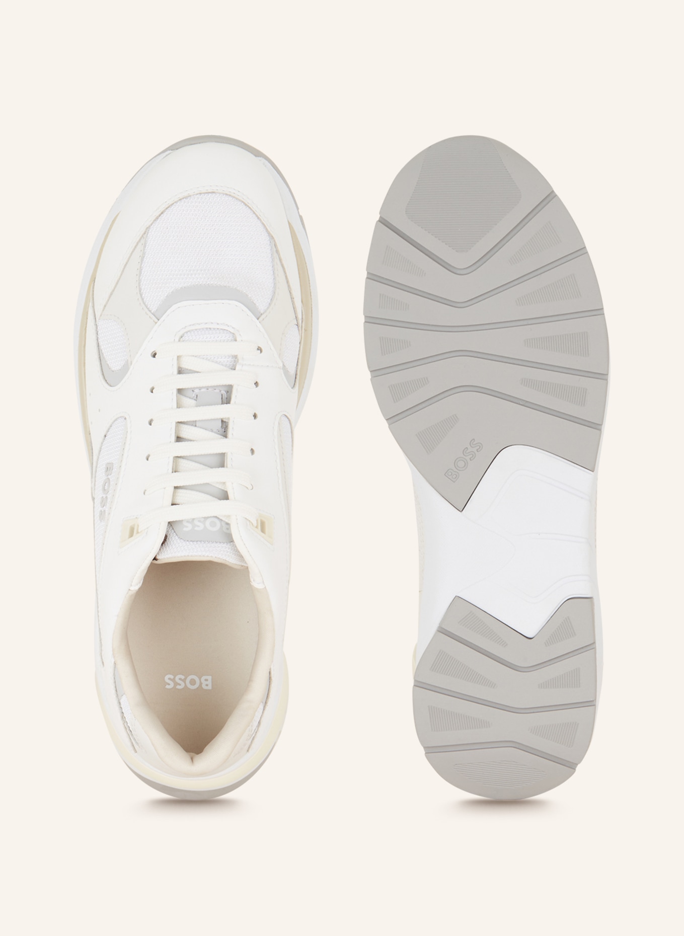 BOSS Sneakers SKYLAR RUNN, Color: WHITE/ BEIGE (Image 5)