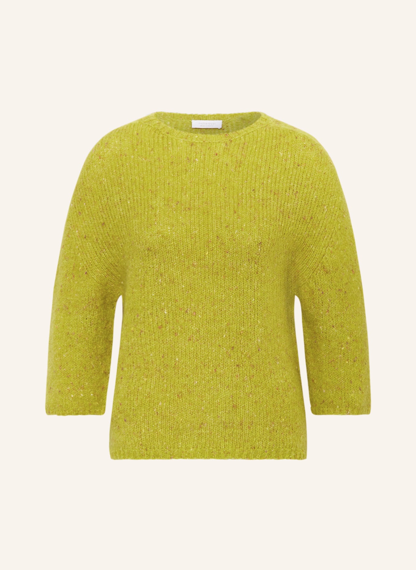 rich&royal Sweater with 3/4 sleeves, Color: LIGHT GREEN (Image 1)