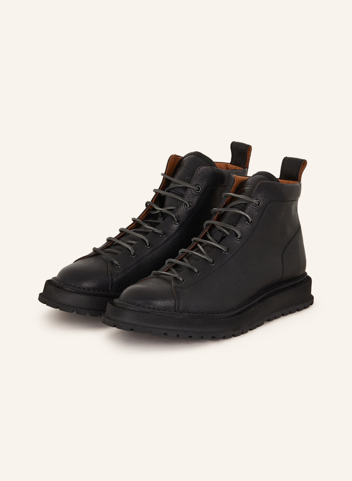 BUTTERO Lace-up boots AEDI, Color: BLACK (Image 1)