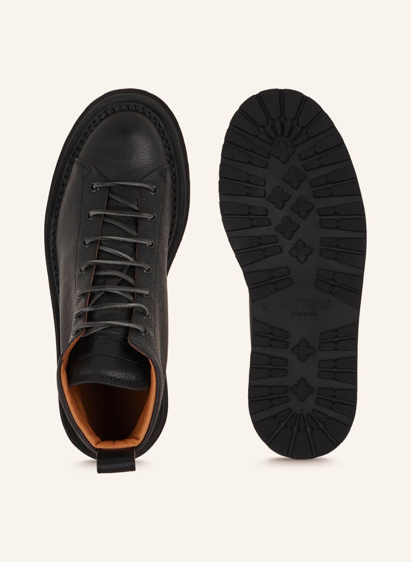 BUTTERO Lace-up boots AEDI, Color: BLACK (Image 5)