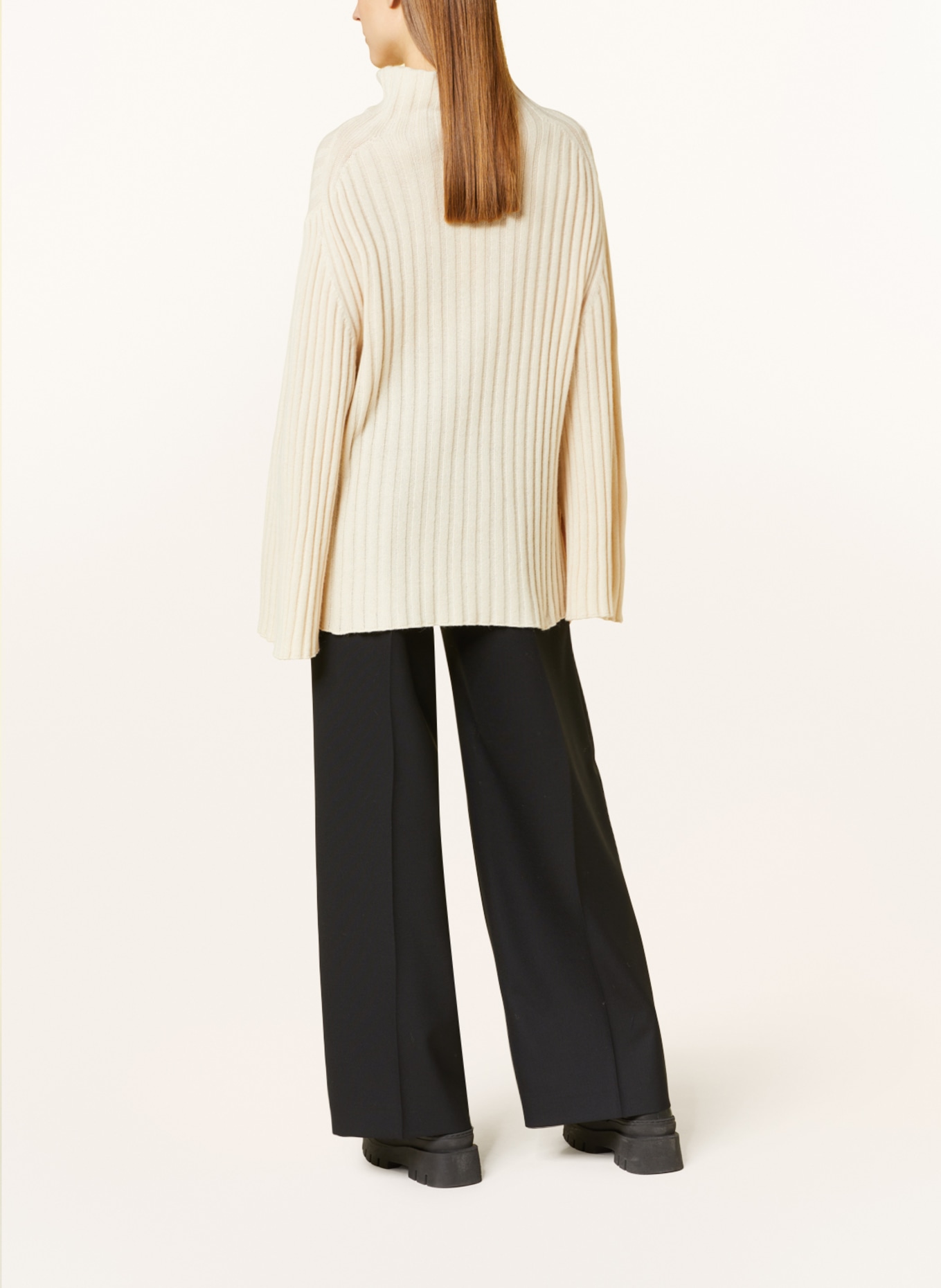 GITTA BANKO Turtleneck sweater MAGNOLIA with cashmere, Color: ECRU (Image 3)