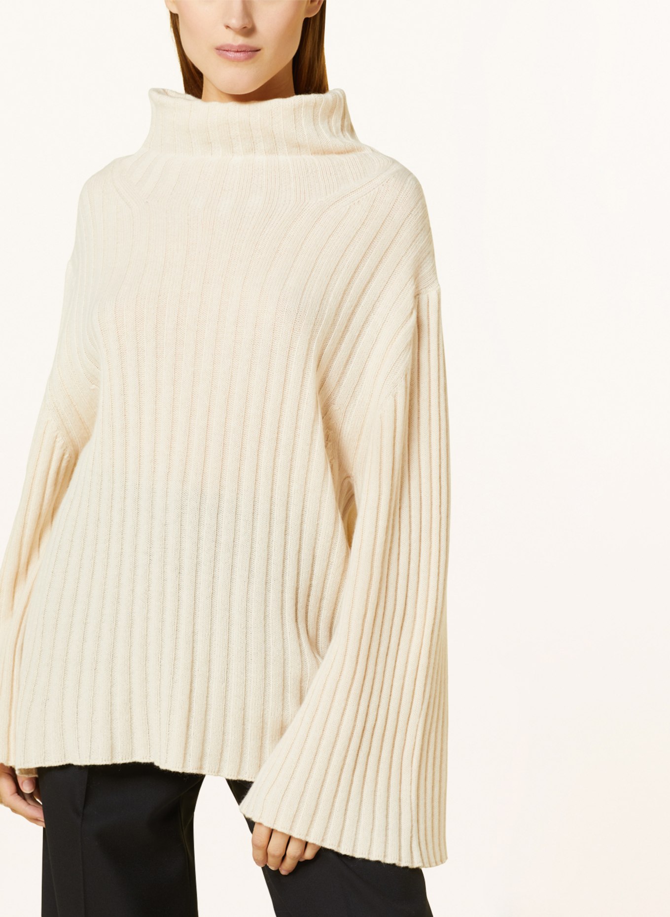 GITTA BANKO Turtleneck sweater MAGNOLIA with cashmere, Color: ECRU (Image 4)