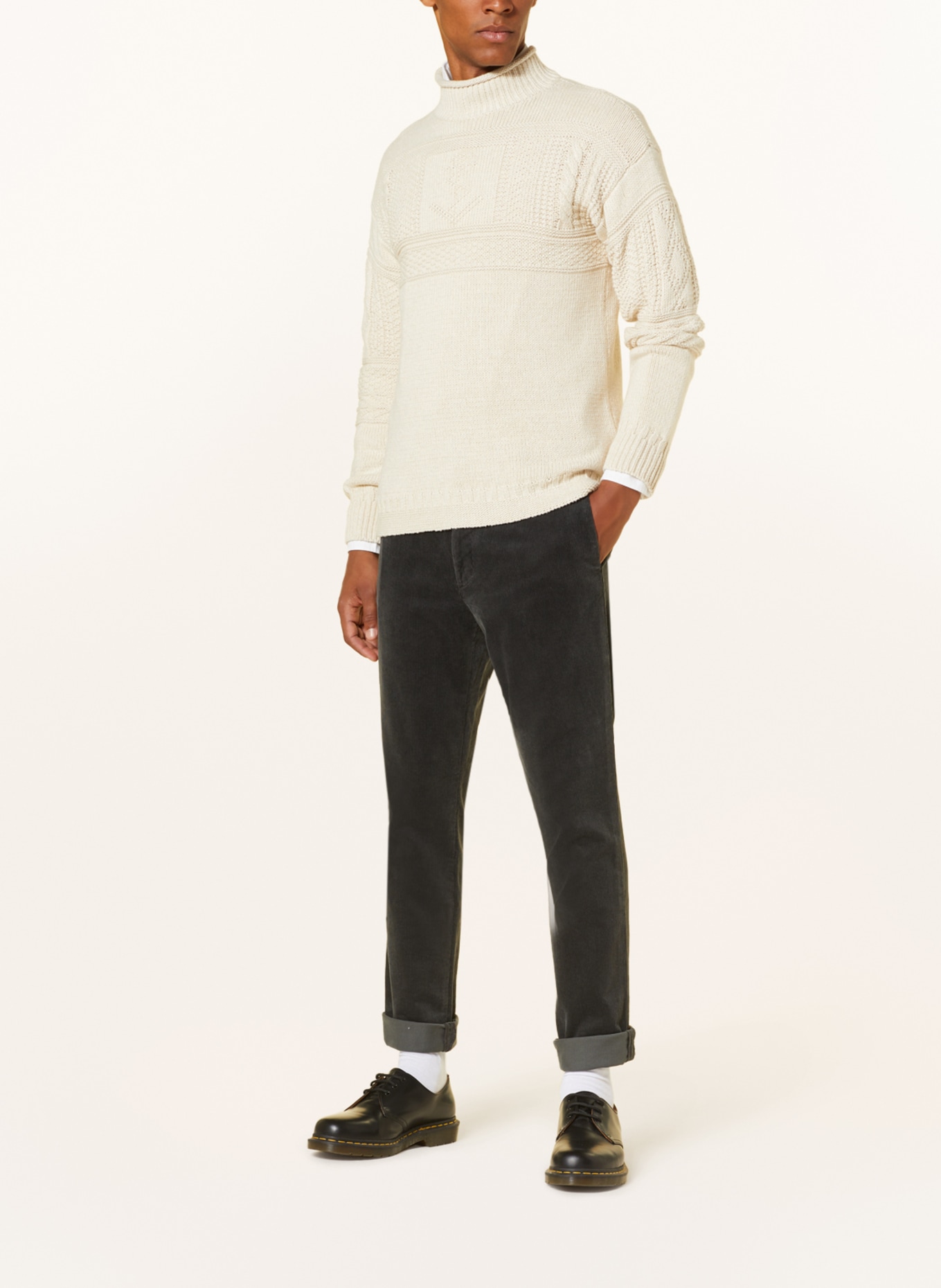 POLO RALPH LAUREN Corduroy trousers slim fit, Color: GRAY (Image 2)