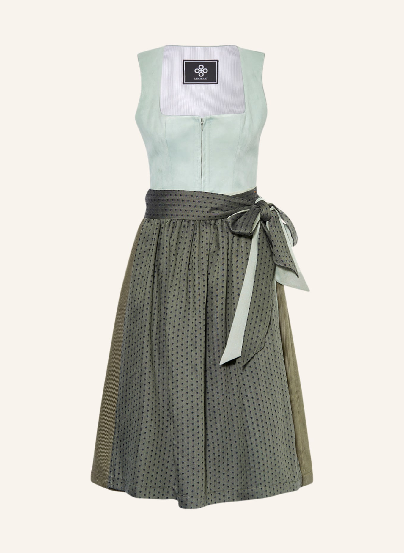 LIMBERRY Sukienka bawarska LAYLA, Kolor: MIĘTOWY (Obrazek 1)