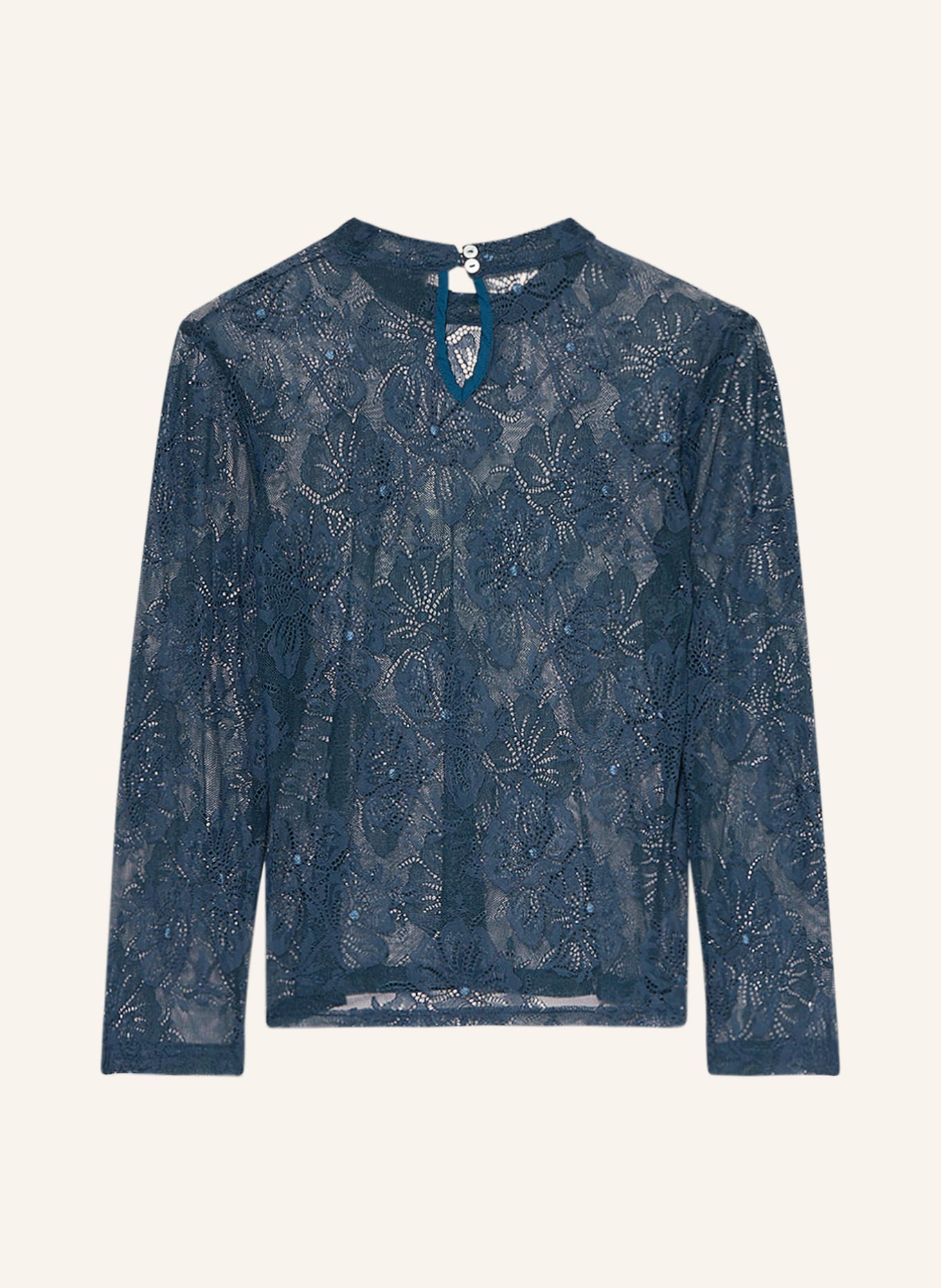 CocoVero Trachtenbluse EMILIA: DUNKELBLAU